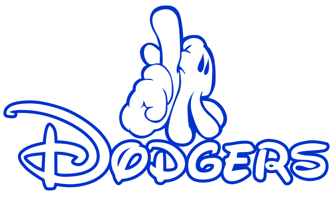 Mickey Hands LA Dodgers