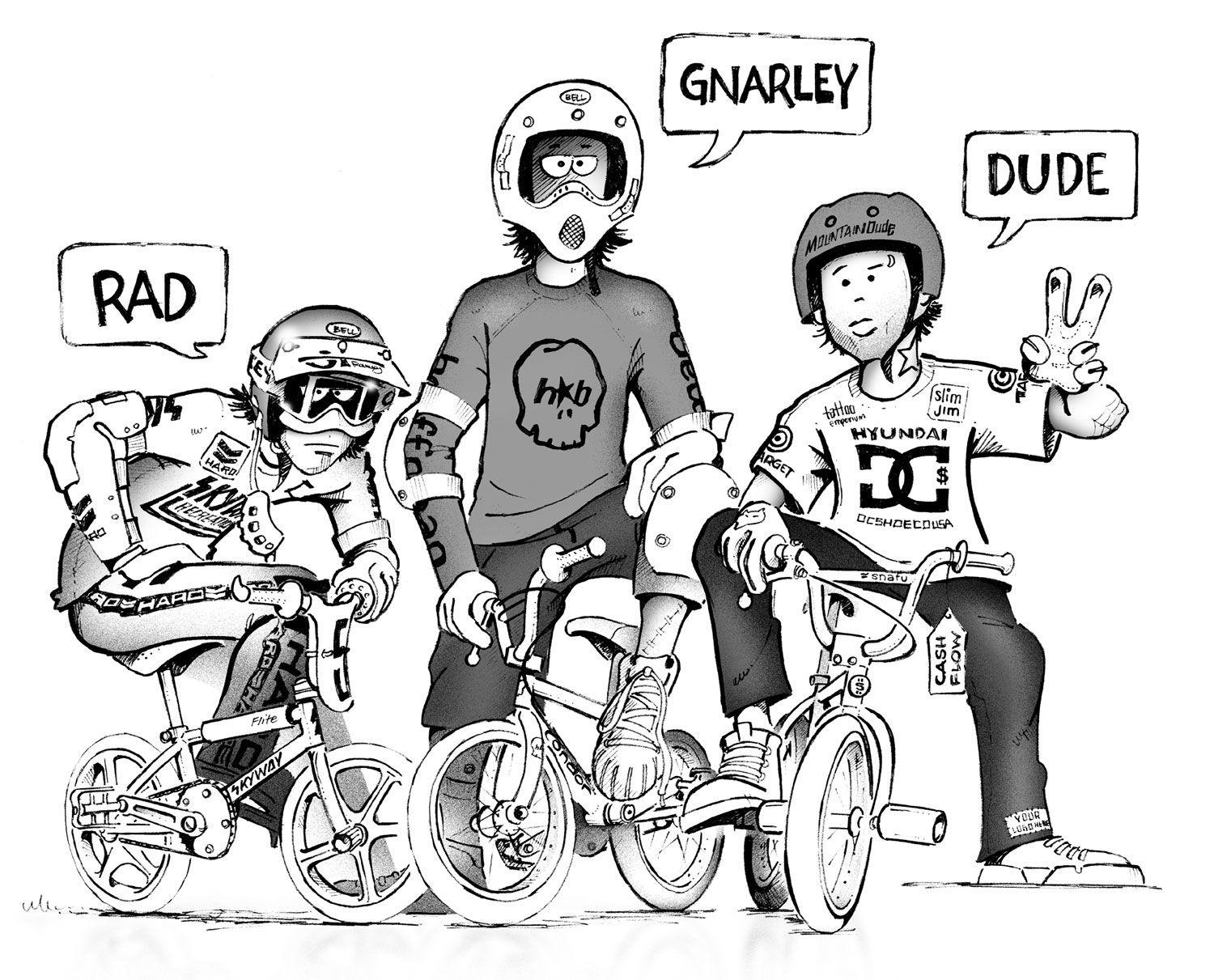 Cartoon BMX Wallpaper Android Wallpaper