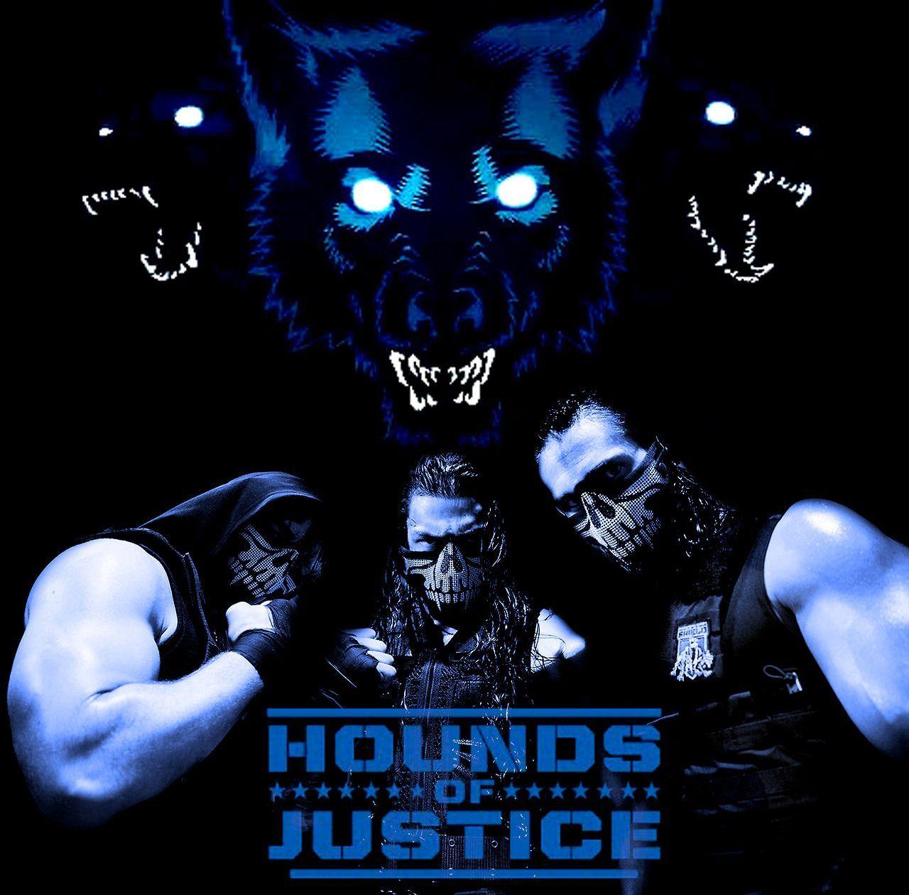 WWE The Shield Hounds of Justice White Background