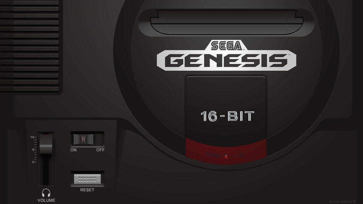 Sega Genesis Console Wallpaper