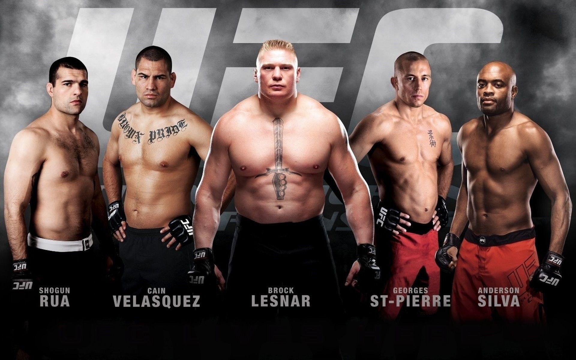 men, UFC, Brock Lesnar, fighters wallpaper