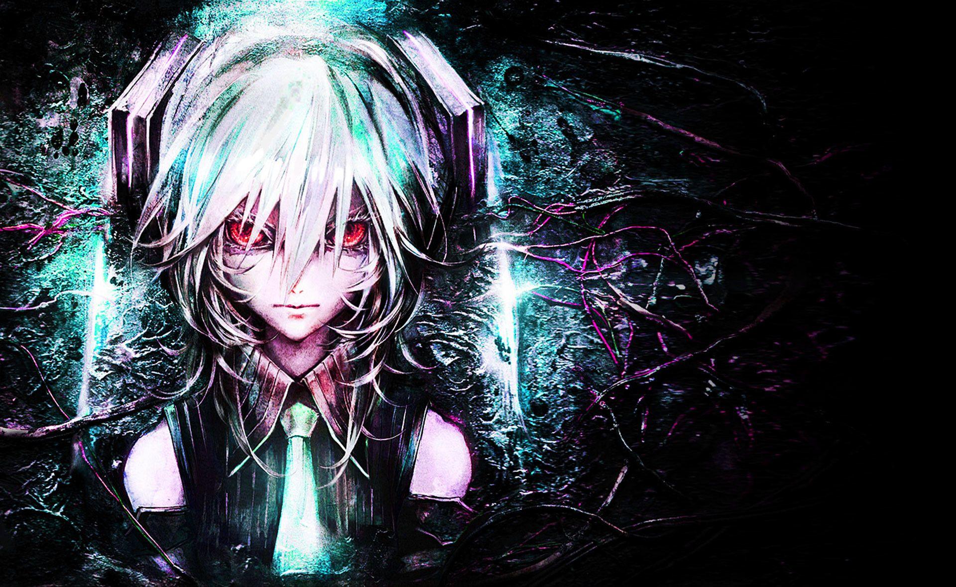 Download A dark anime boy deep in thought Wallpaper