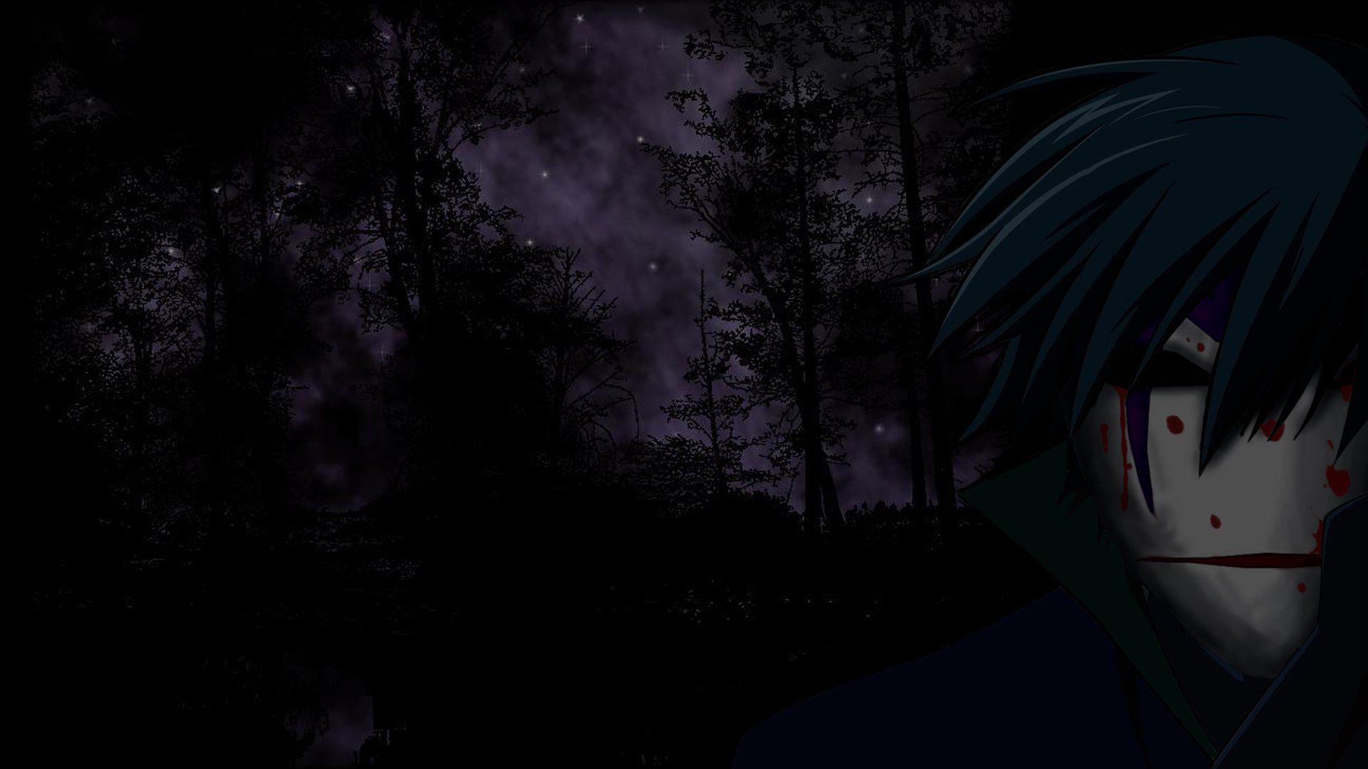 Anime Widescreen Dark Image Background