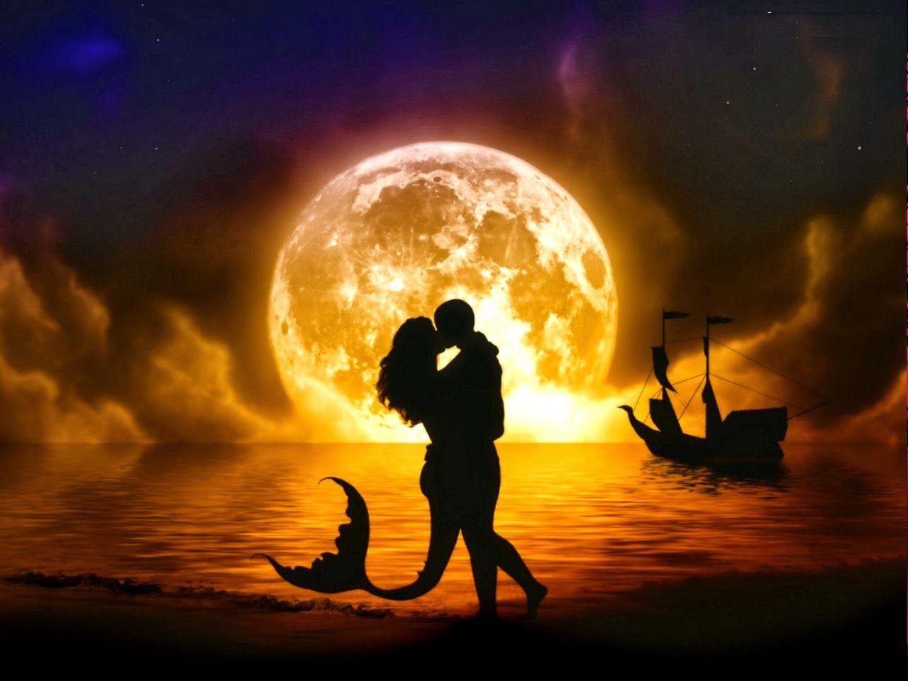 Romantic Love Picture for her and Kiss, Couples Dance