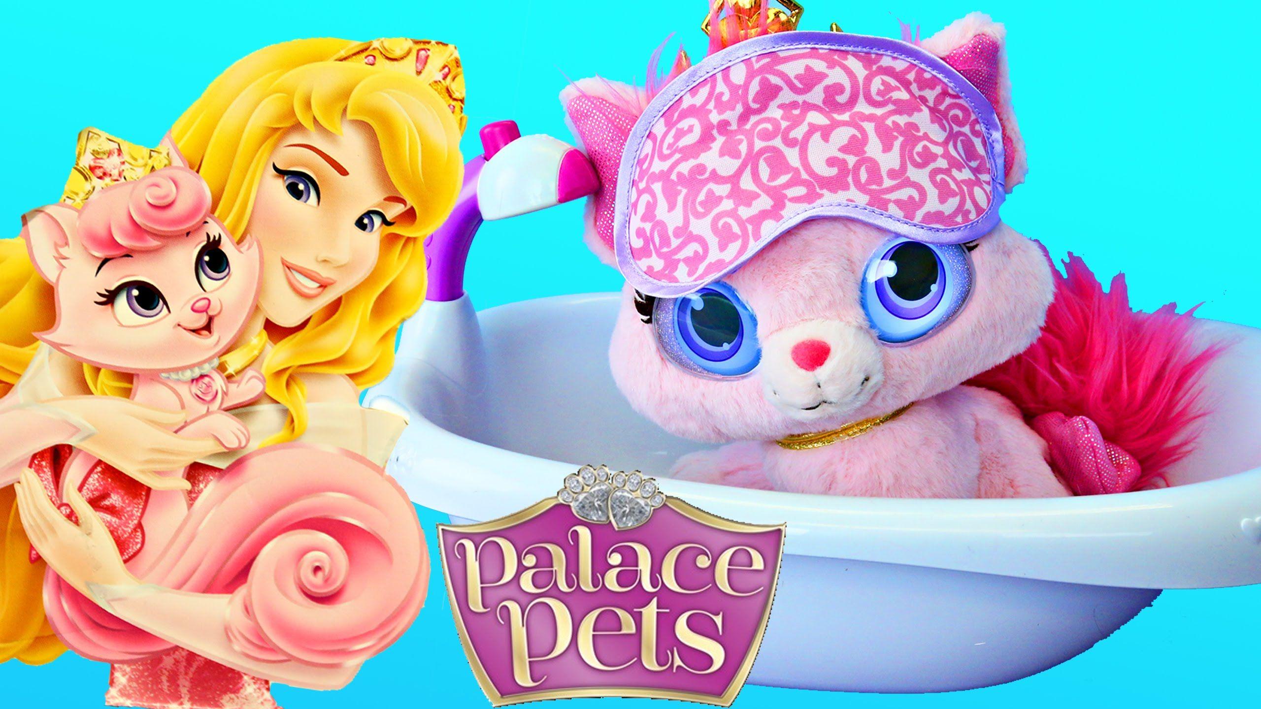 Palace Pets Disney Princess Sleeping Beauty Kitty Bright Eyes Plush