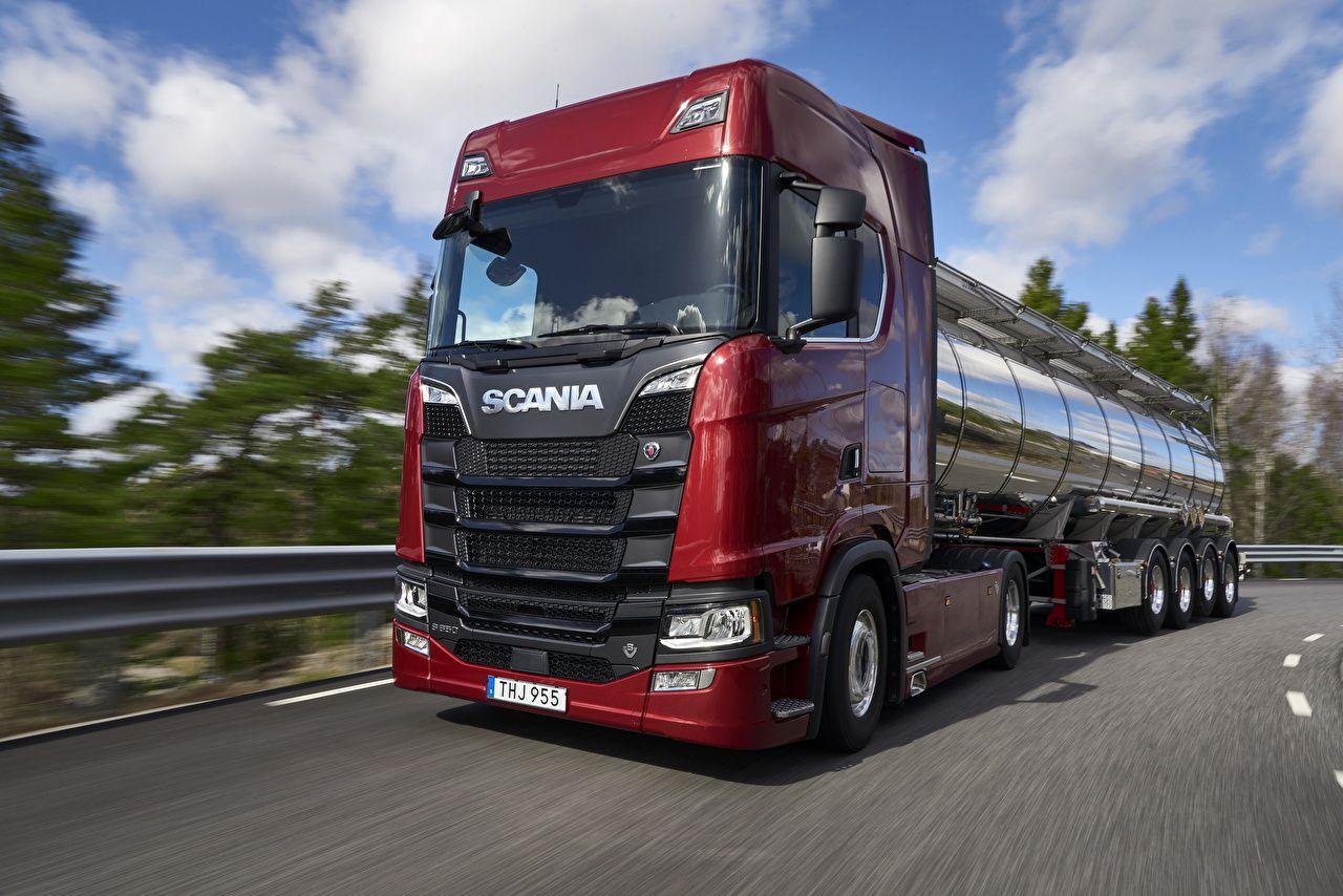 Wallpaper Scania Trucks S 650 Red Motion Cars