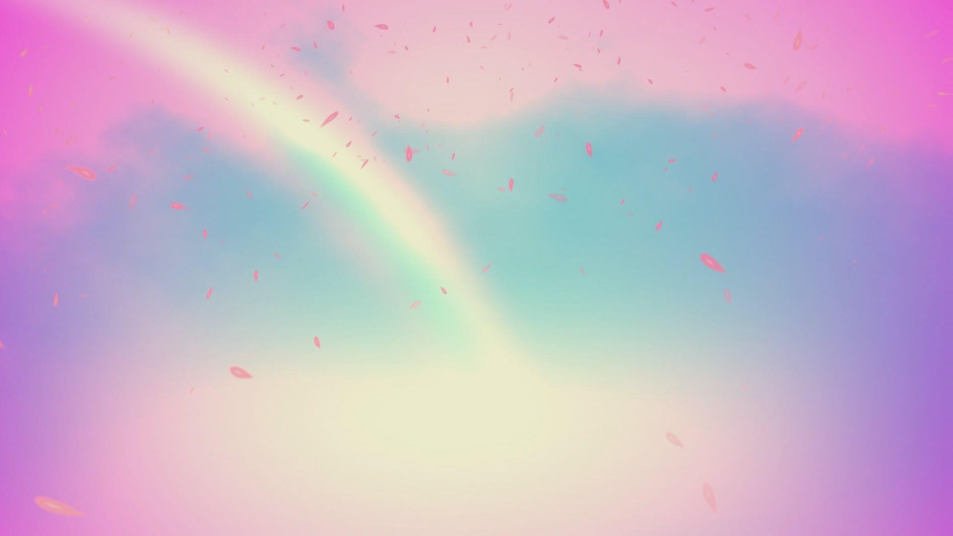60FPS Welcome to Heaven Pink Cyan Rainbow Animated HD 1080p