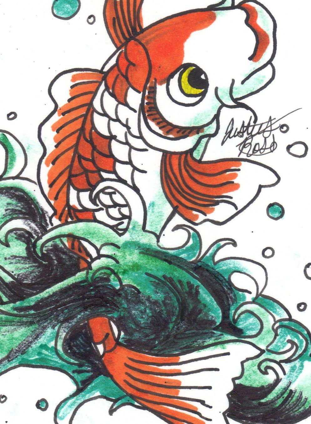 Fish (In the style of Ed Hardy) Fan Art