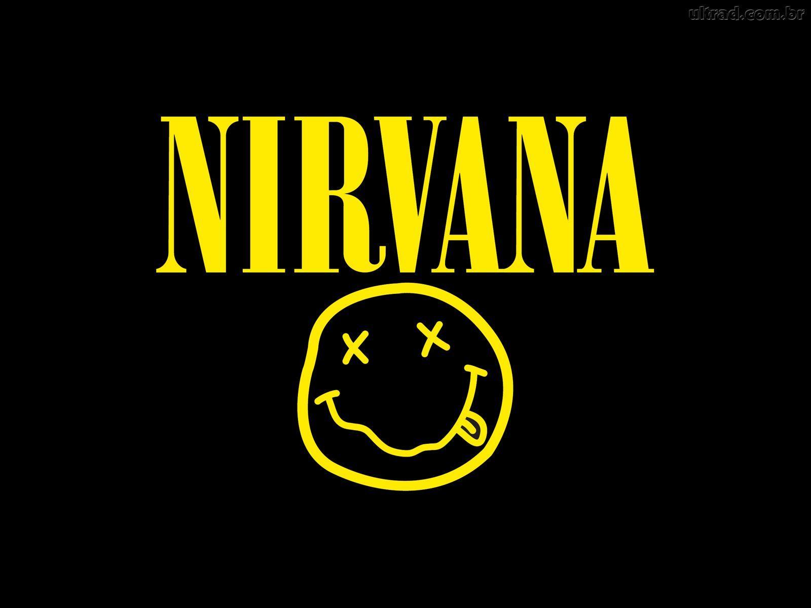 Nirvana logo. Modern Typeface. Nirvana logo, Music