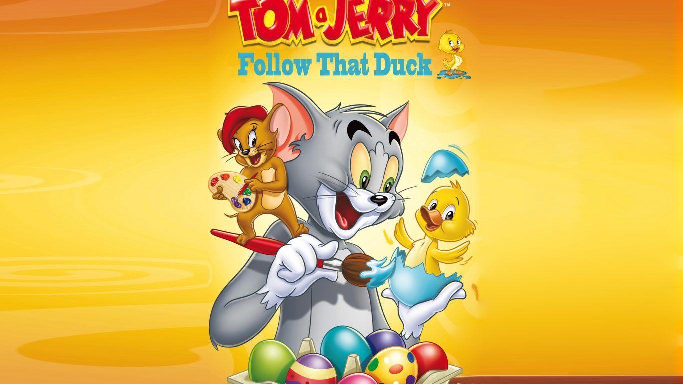 Tom And Jerry Follow That Duck Cartoons Wallpaper
