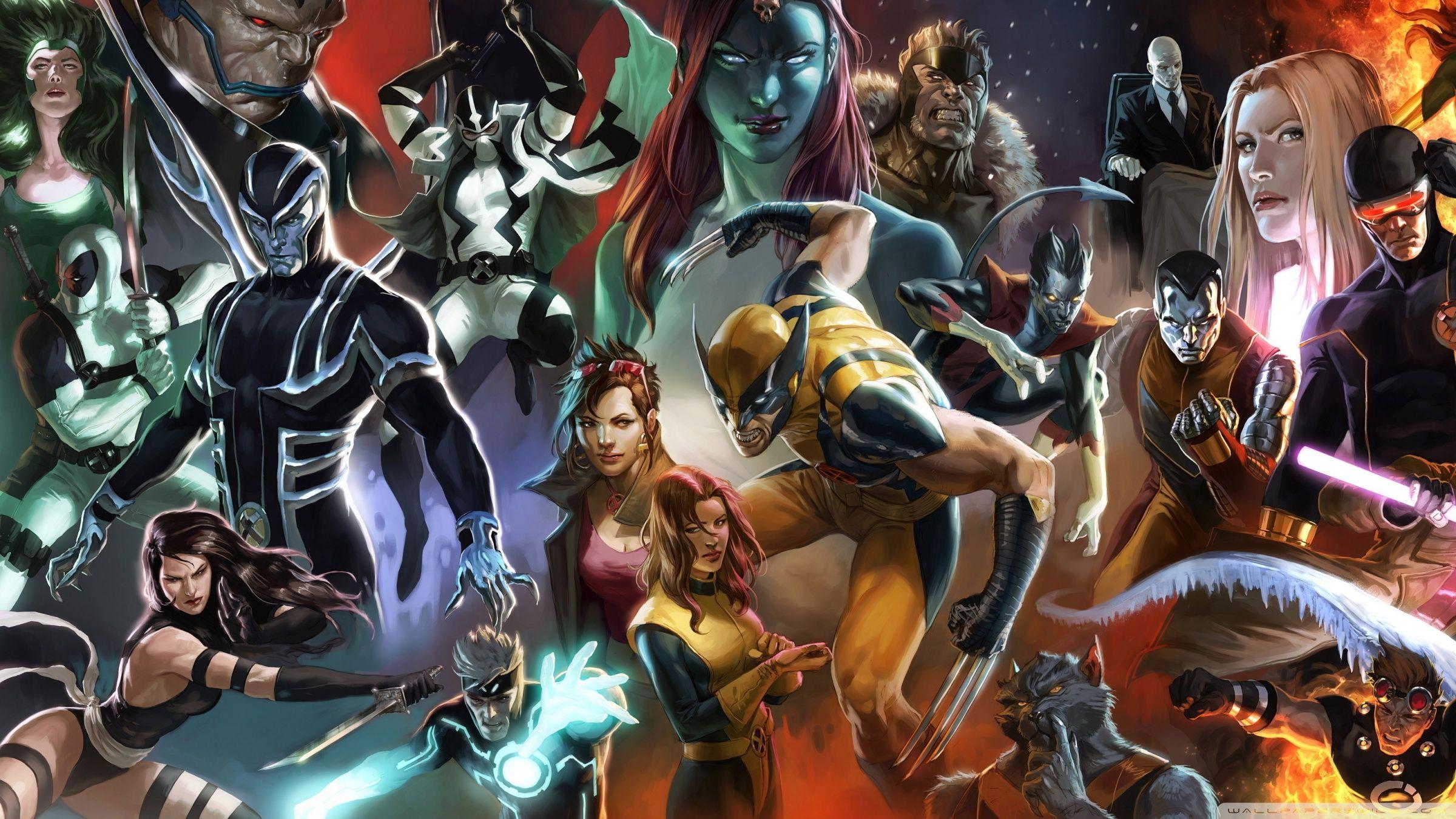 X Men Characters ❤ 4K HD Desktop Wallpaper For 4K Ultra HD TV