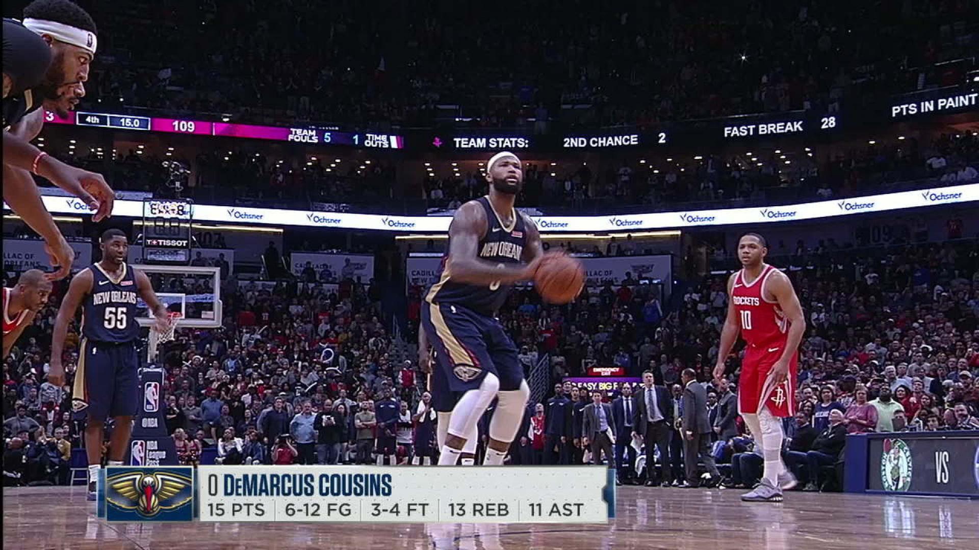 New Orleans Pelicans center DeMarcus Cousins (Achilles) out