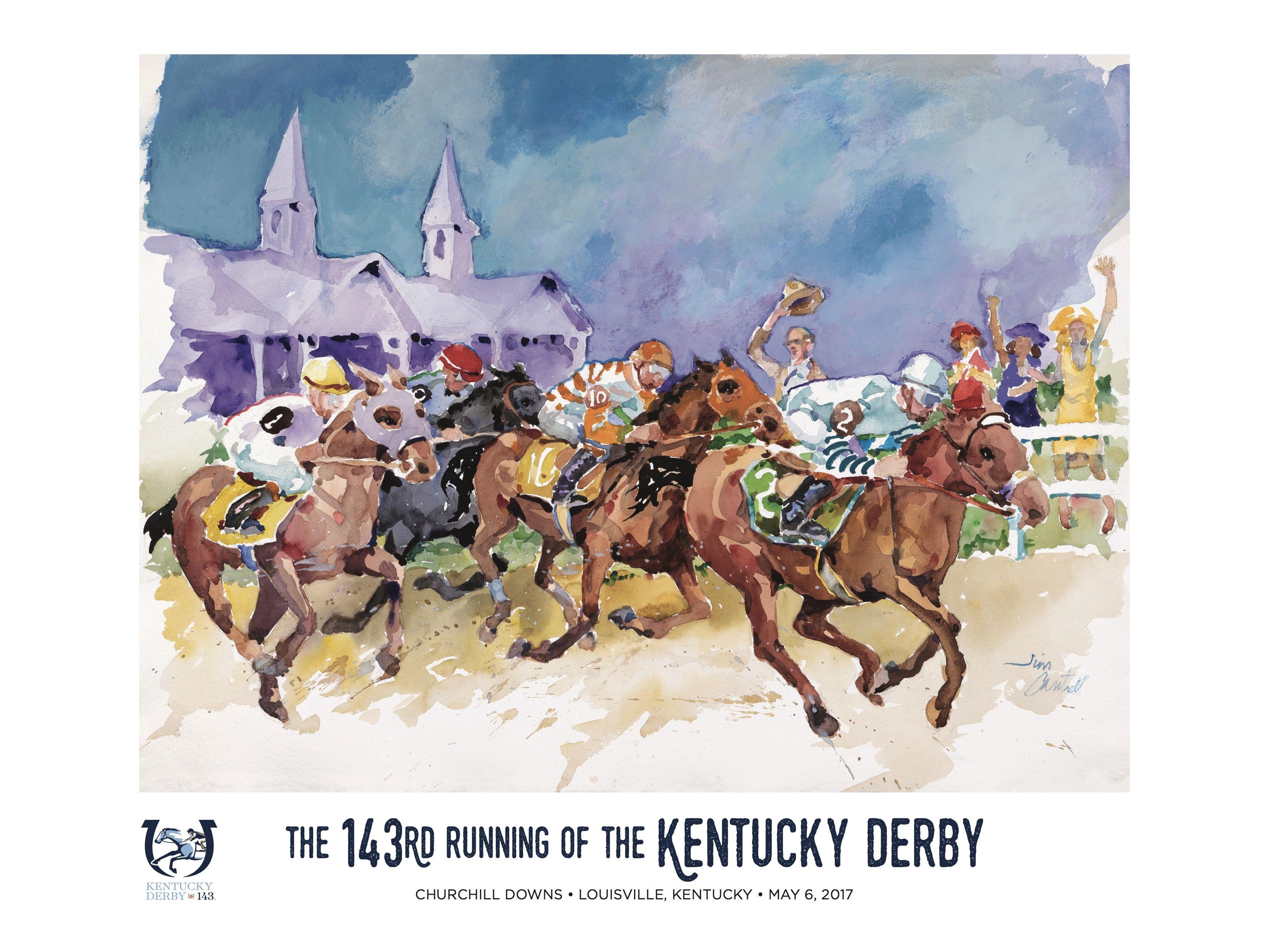 Churchill Downs unveils Cantrell's official art for the 2017