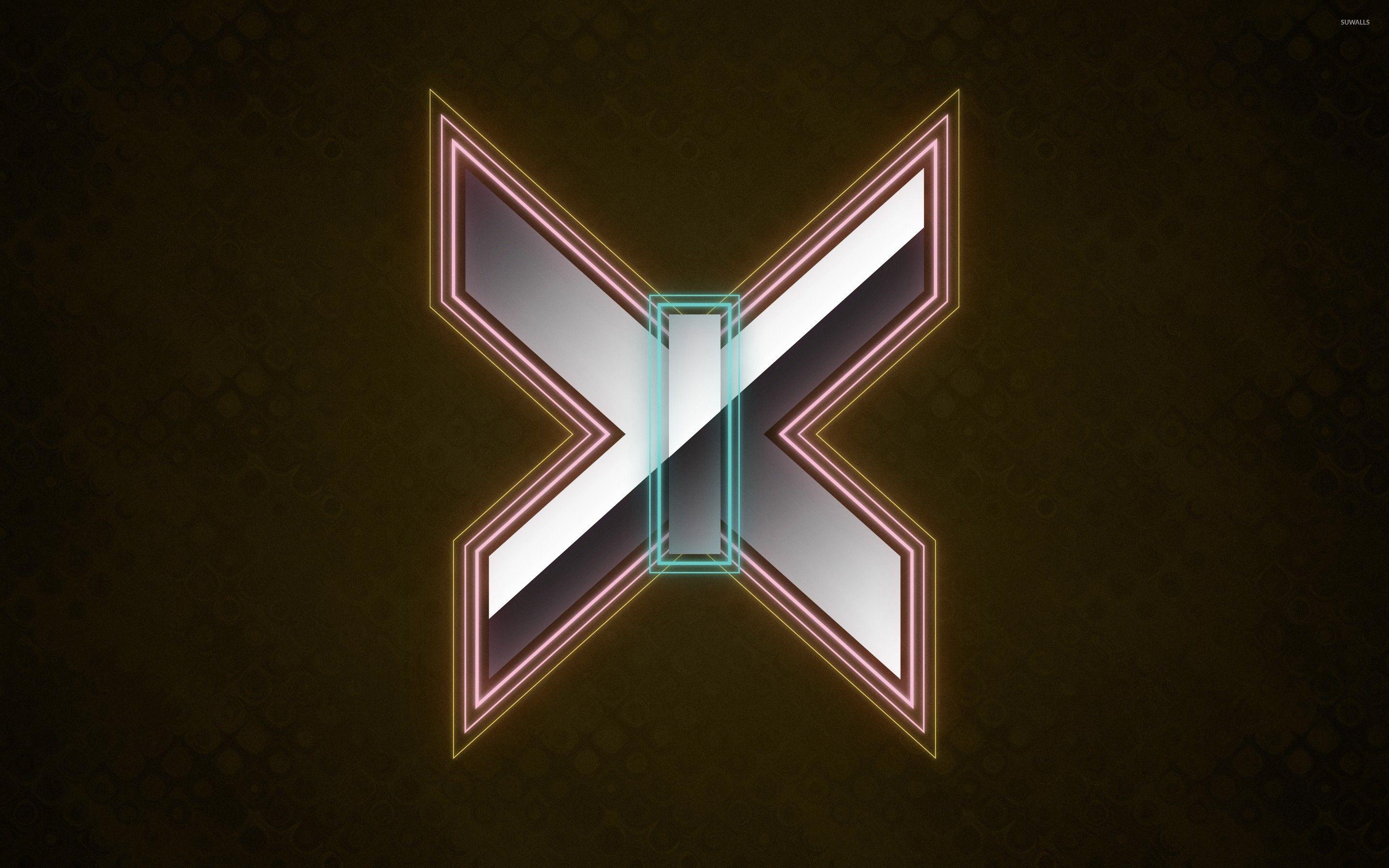 Silver X Men Logo Wallpaper Wallpaper