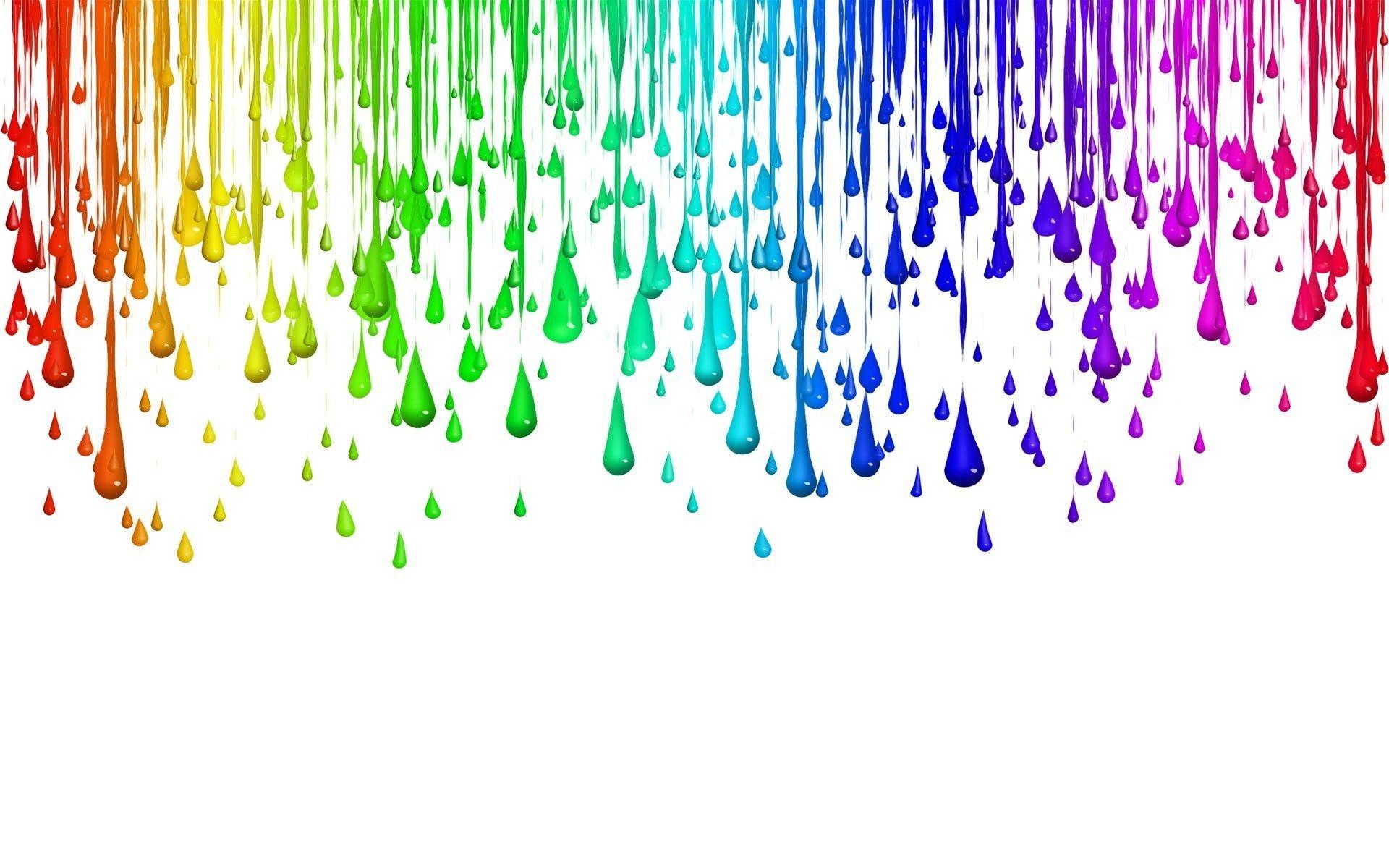 Colorful drops. iPhone wallpaper for free