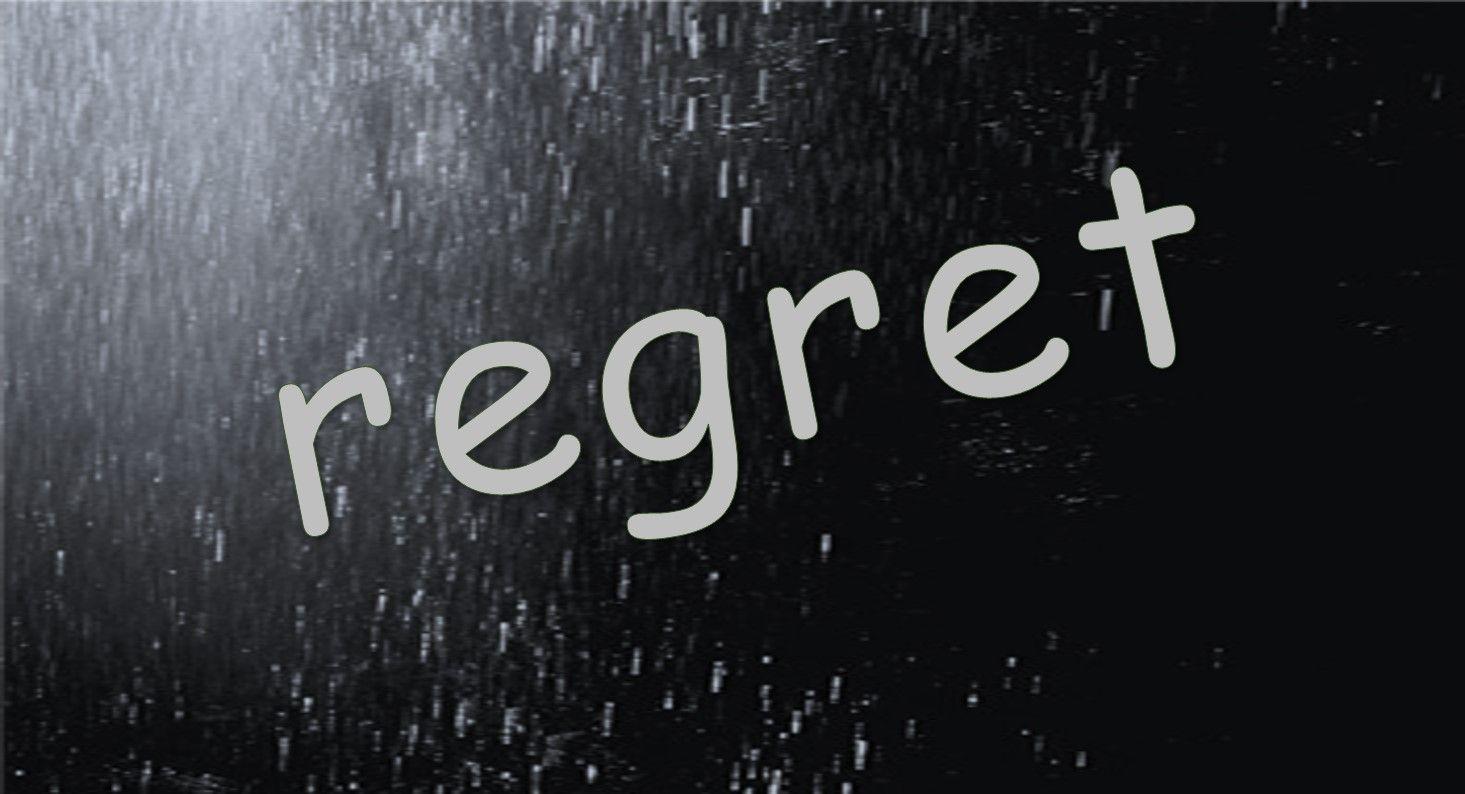 To the youth or those that suffer with regret
