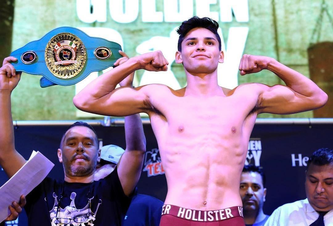 Ryan Garcia weigh in at 129lbs ahead of his Junior NABF Super