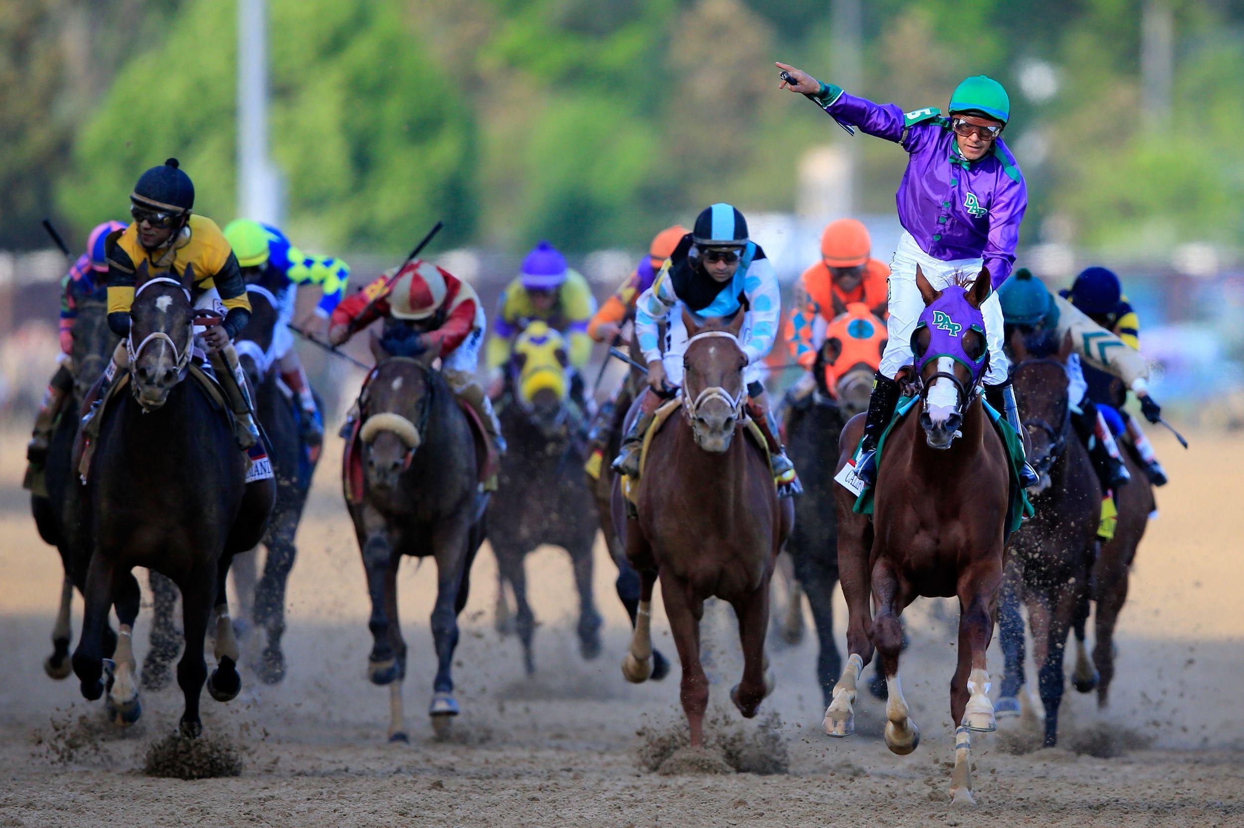 Скачки хром. 2015 Kentucky Derby. Дерби спорт. Скачки модные фото. Дерби разноцветные.