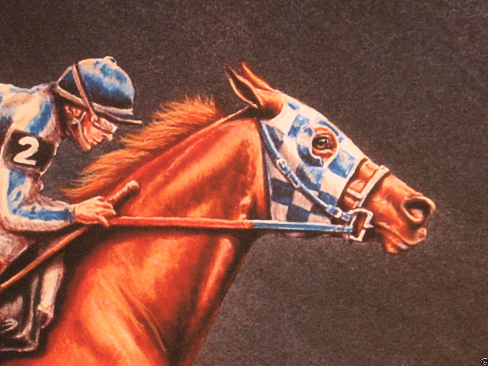 Secretariat Horse Racing Triple Crown Signed Open Edition Art Print