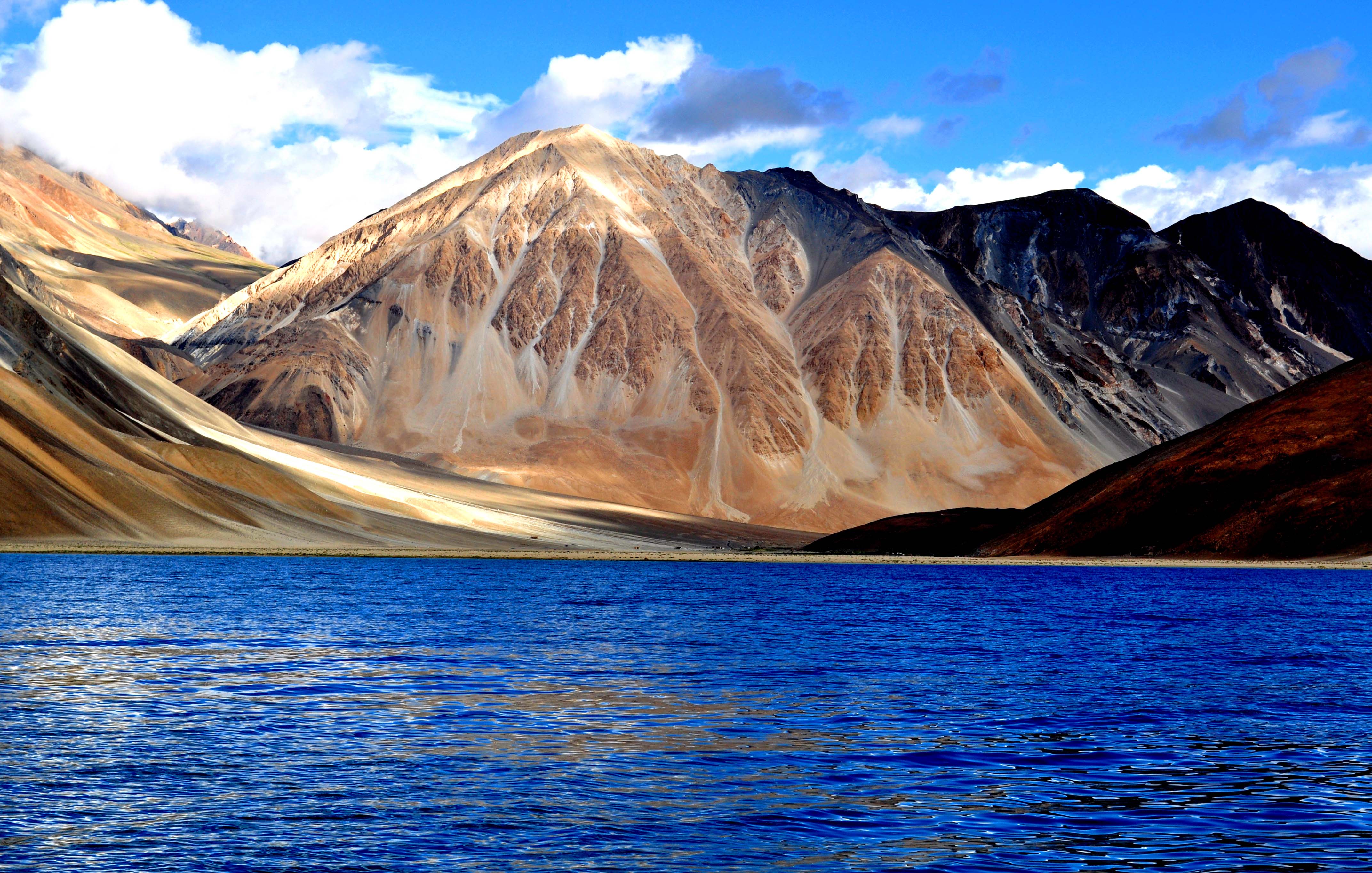 Jammu Kashmir Pangong Lake Beautiful Picture Full HD. wallpaper