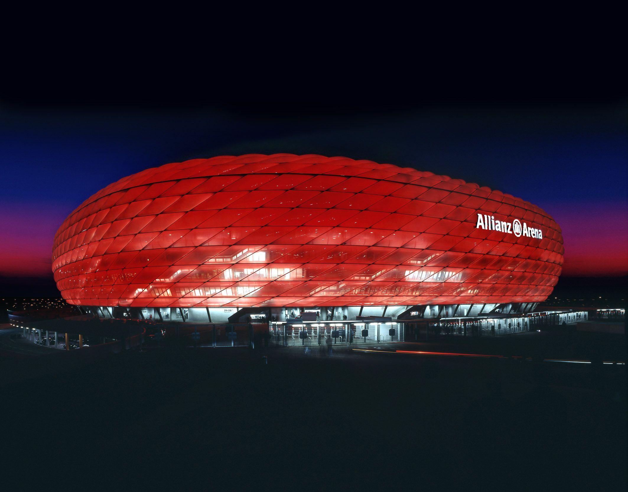 Awesome stadium Allianz Arena HD Wallpaper