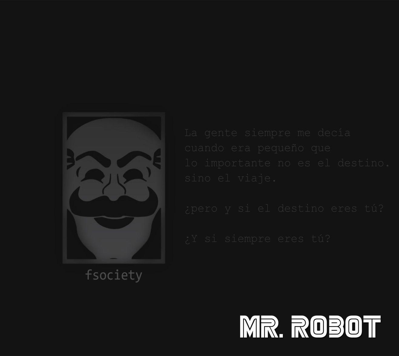 Spanish, Hacking, Phrase, Black background, Fsociety, Mr. Robot, TV