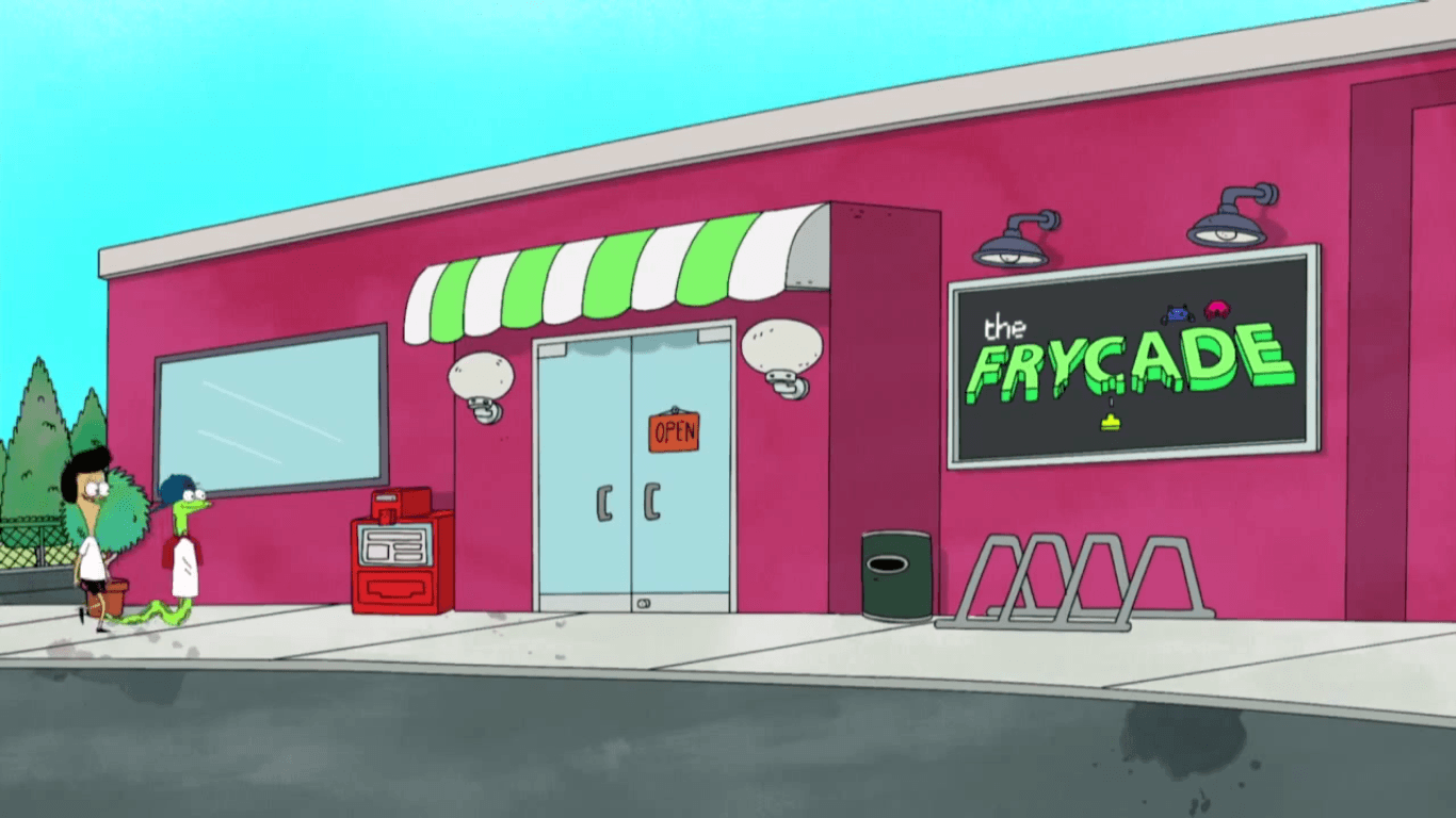 The Frycade. Sanjay and Craig