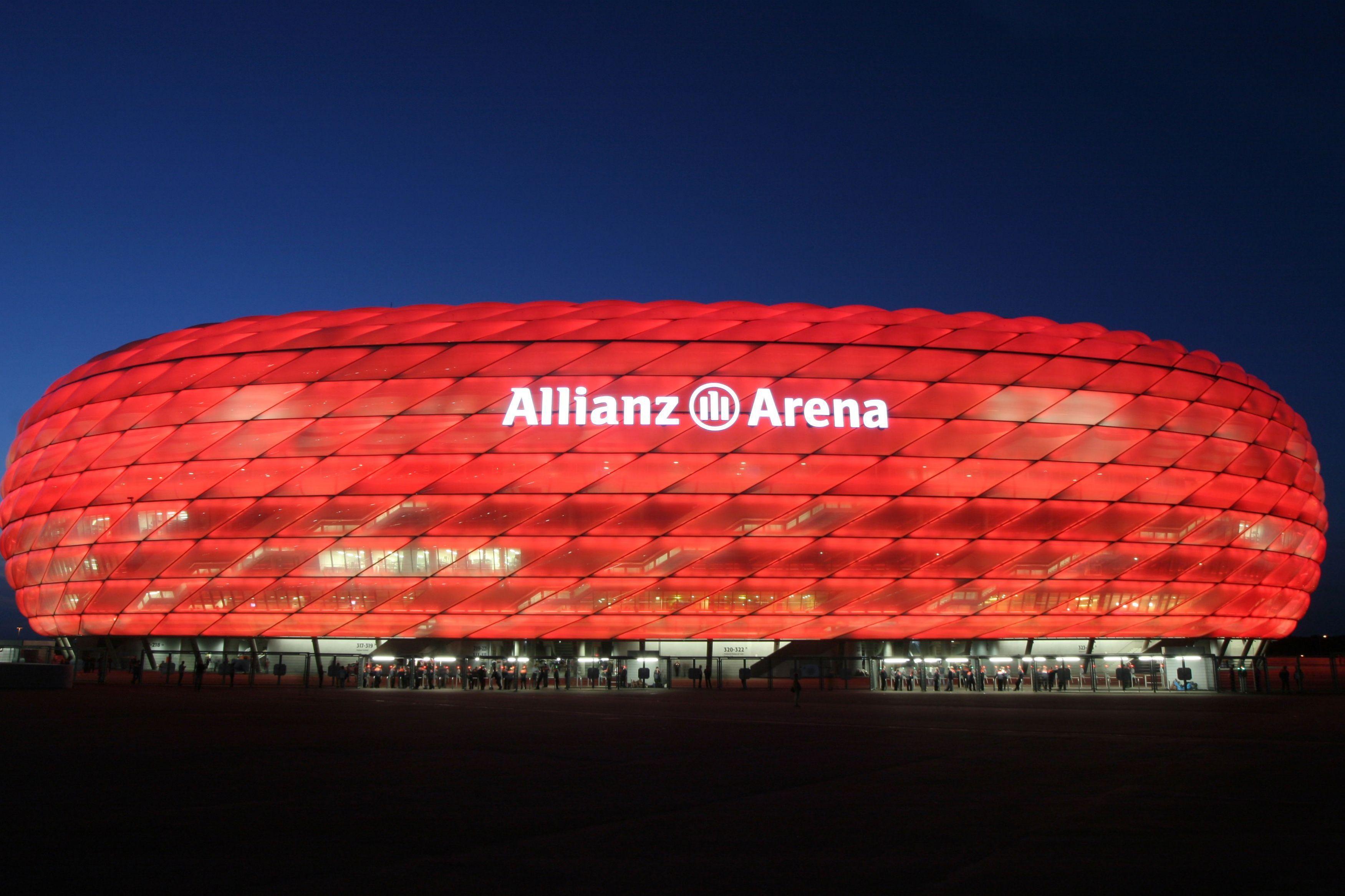 Allianz Arena Stadium Wide HD Wallpaper