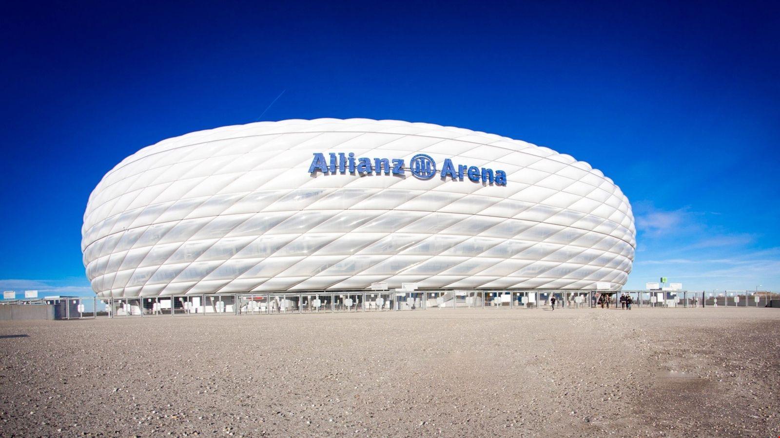 1k Allianz Arena Stadium Munich Background. HD