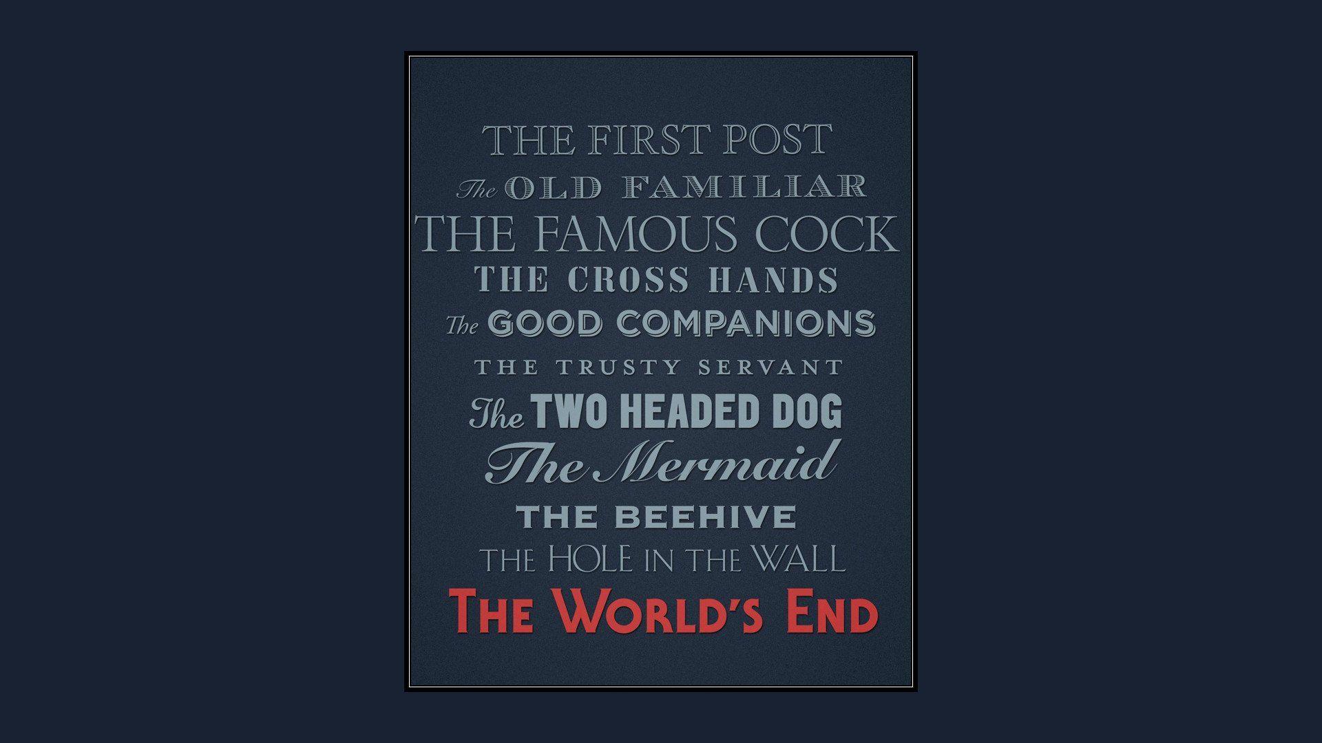 The World's End HD Wallpaper and Background Image
