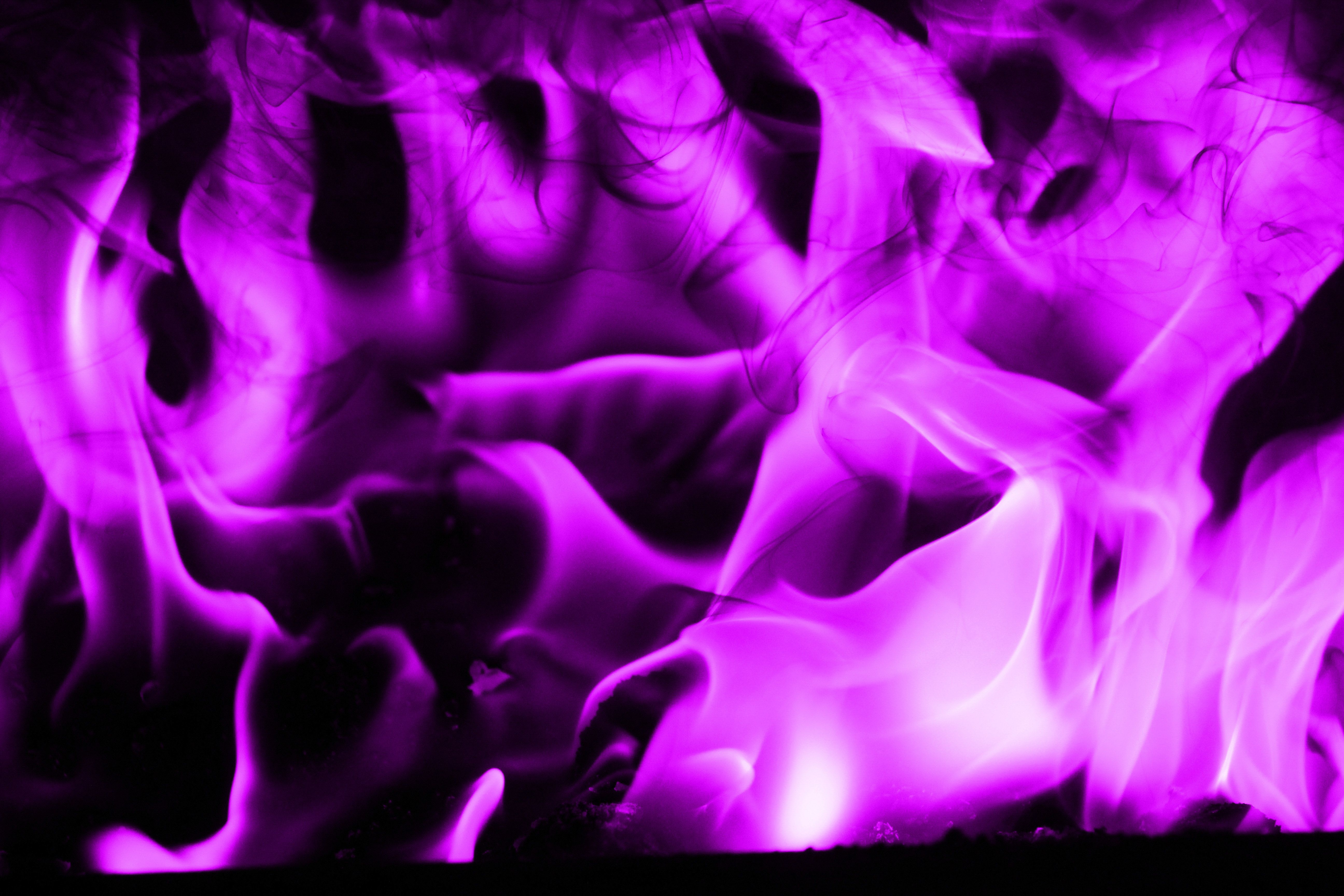 purple flames wallpaper