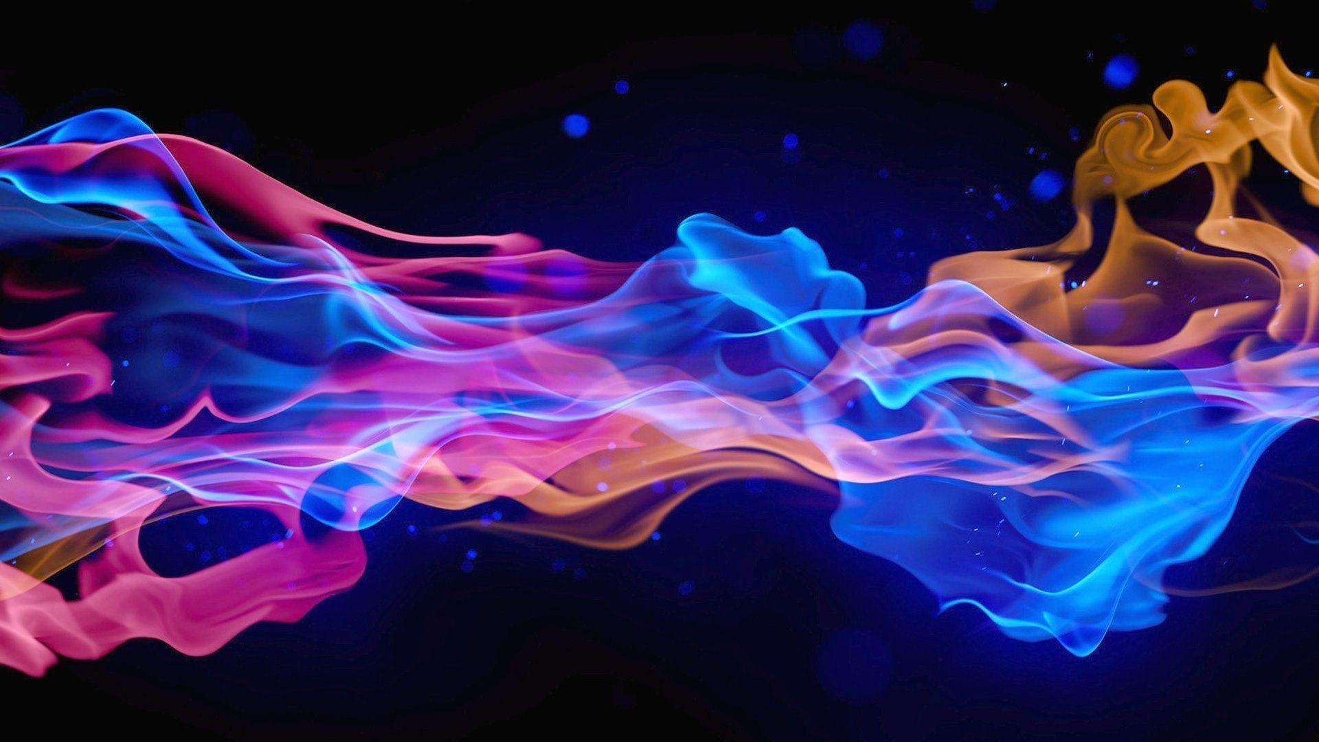 Blue And Red Fire Wallpaper High Definition weq1 1920x1080 px