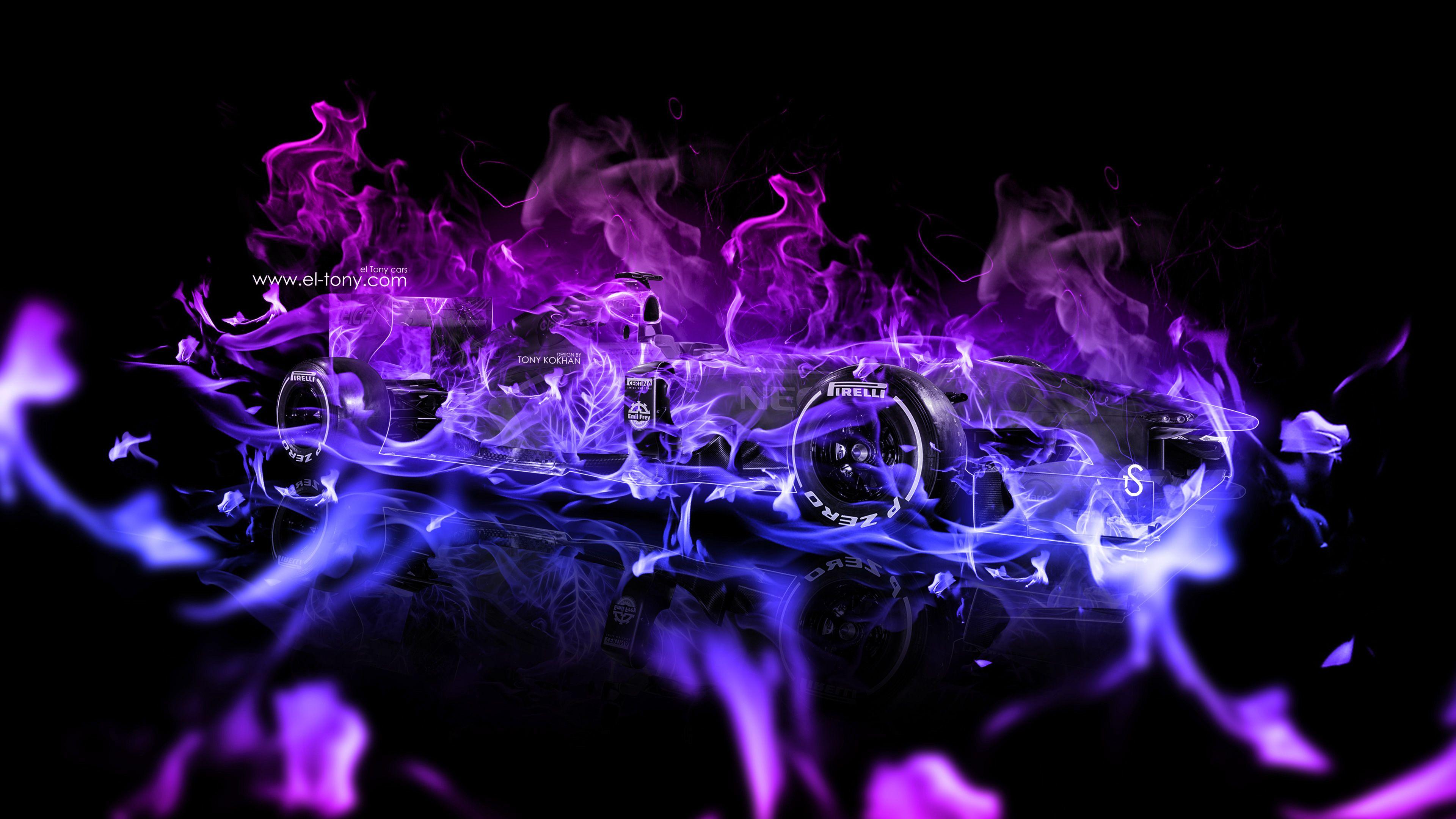 Purple Flames Wallpaper 64 images