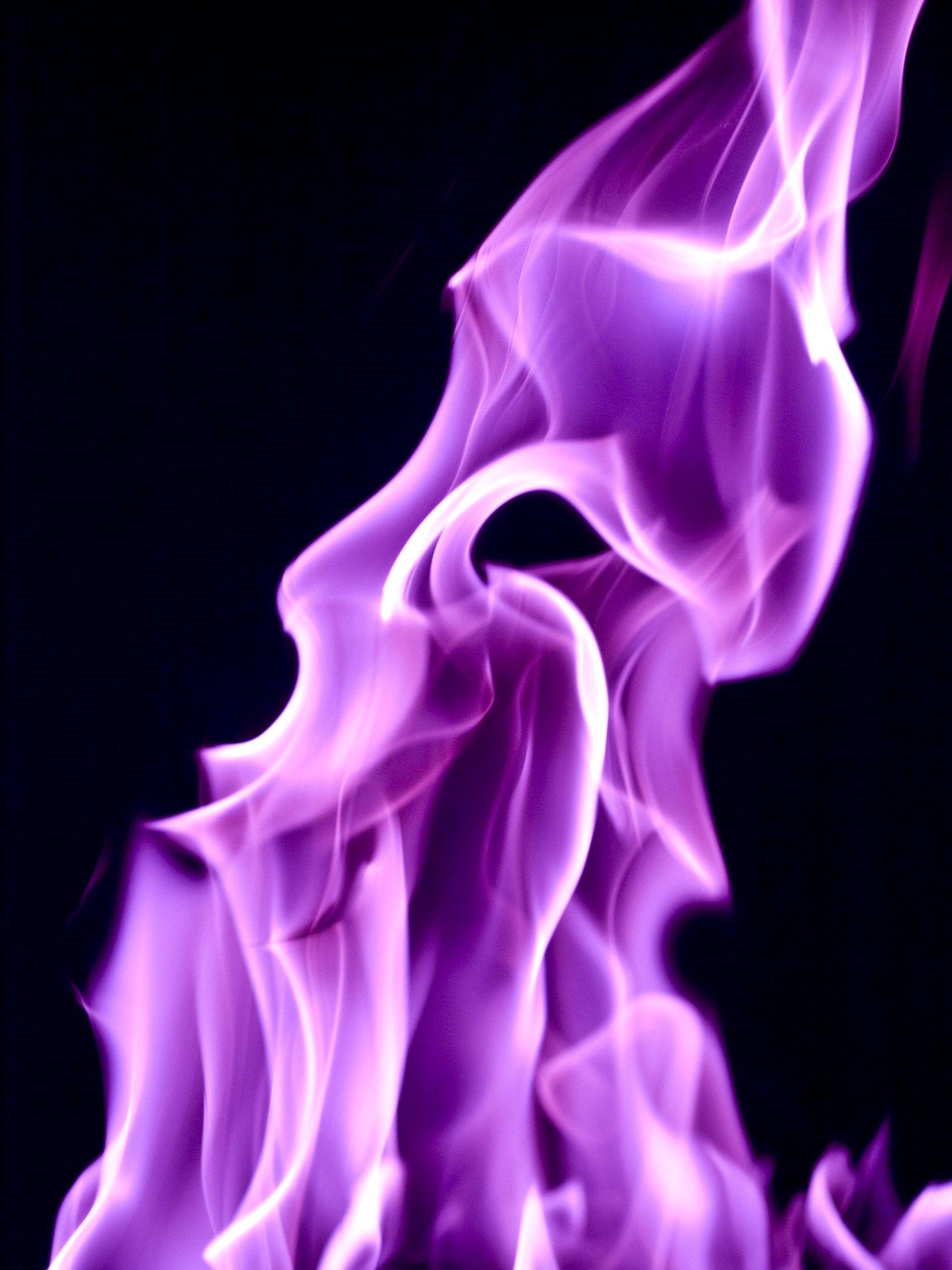 Purple Flames Wallpaper on MarkInternational.info