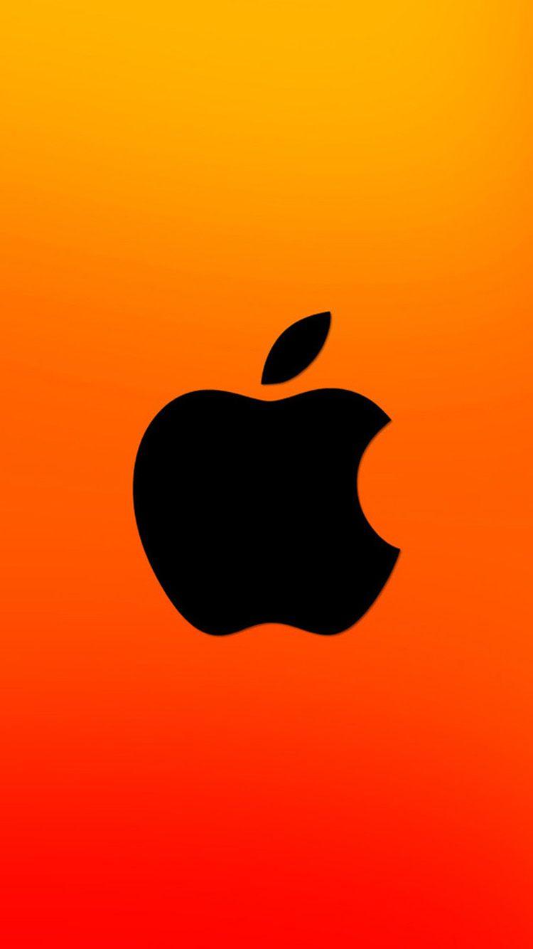 Wallpaper iPhone dengan Logo Apple