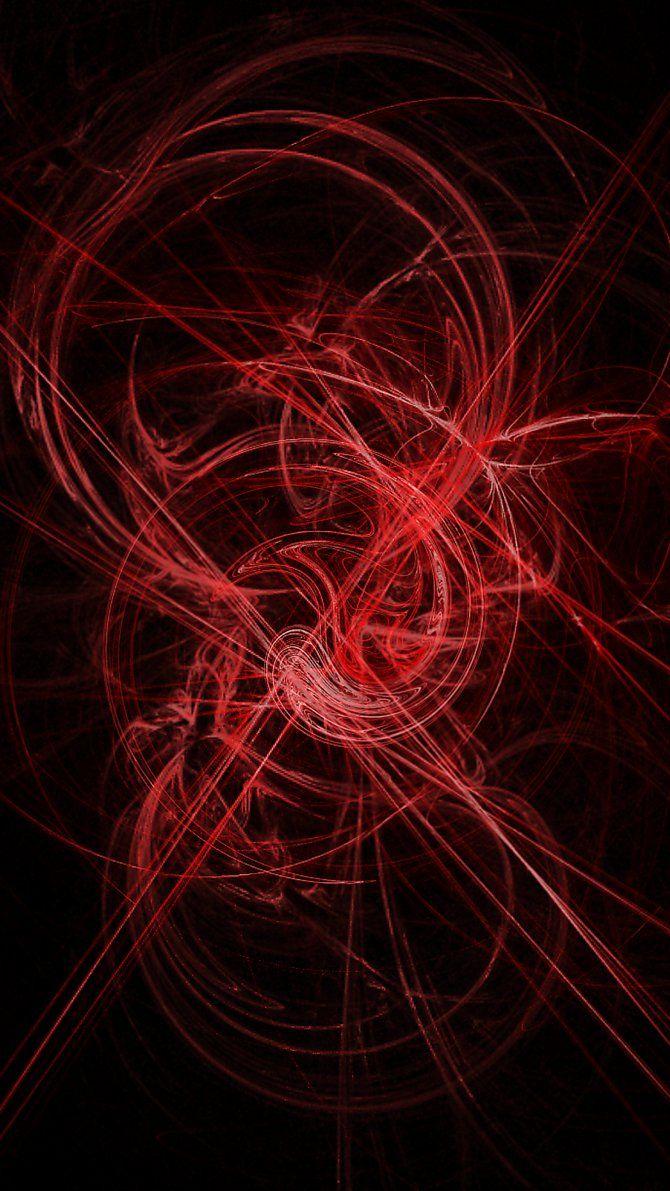 Red Abstract Phone Wallpaper By Fun Playyer7