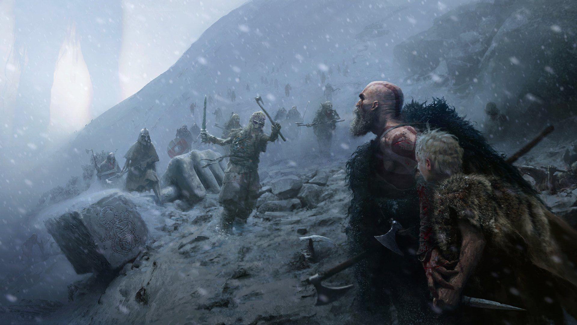 Wallpaper  God of War 2018 Kratos Atreus 1920x1080  lalo175  1325029   HD Wallpapers  WallHere