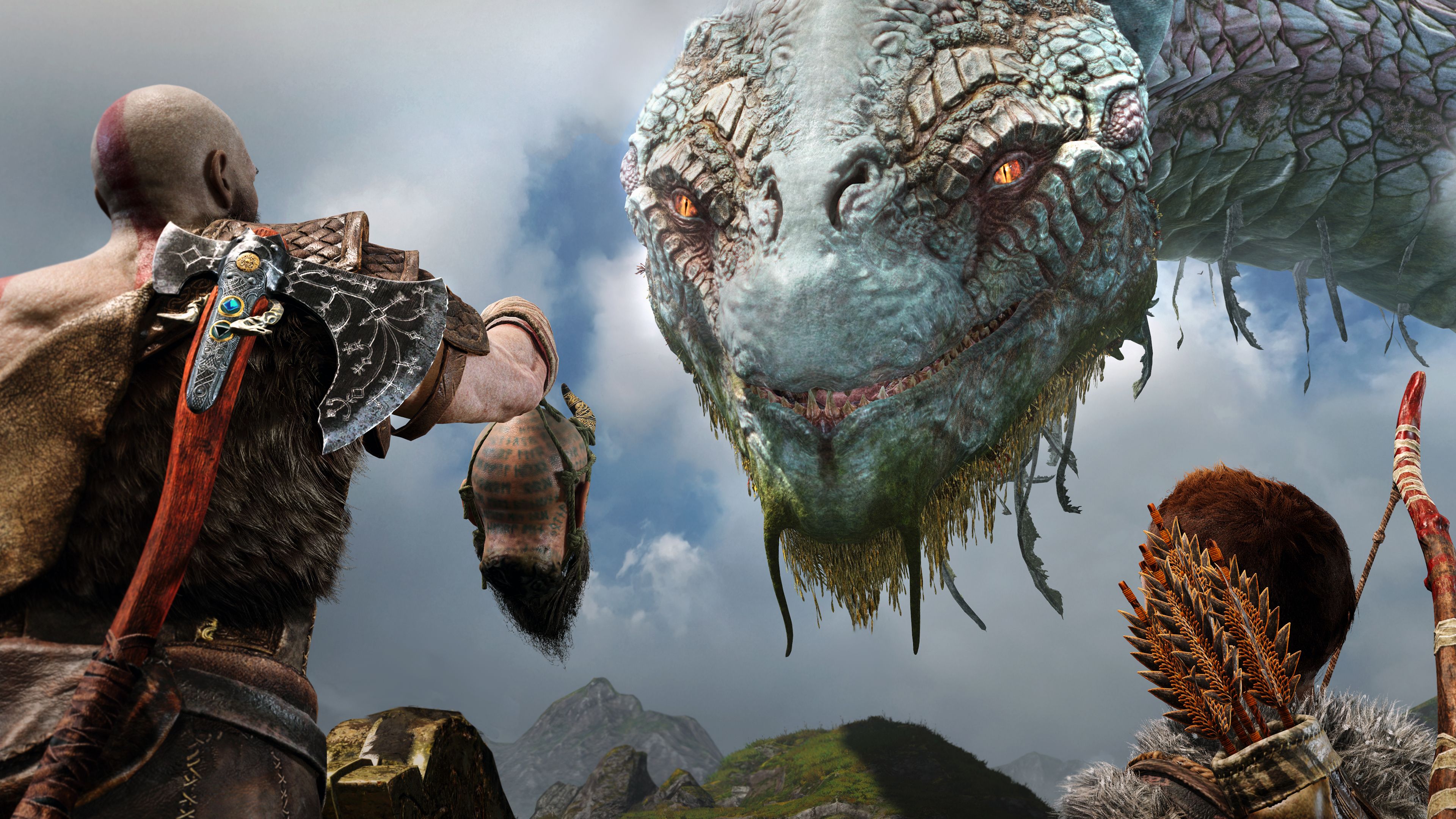 Massive God of War 4k Wallpaper Set (in game order, so more