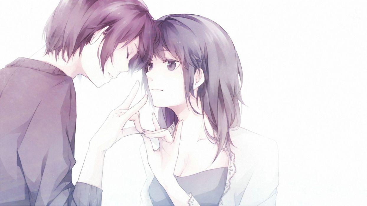 Anime Boy And Girl Love Wallpapers Wallpaper Cave