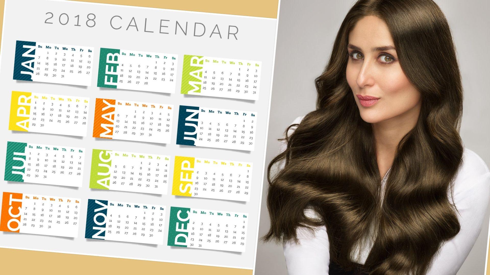 Bollywood Actors and Actress 2018 HD Calendar Wallpaper free download