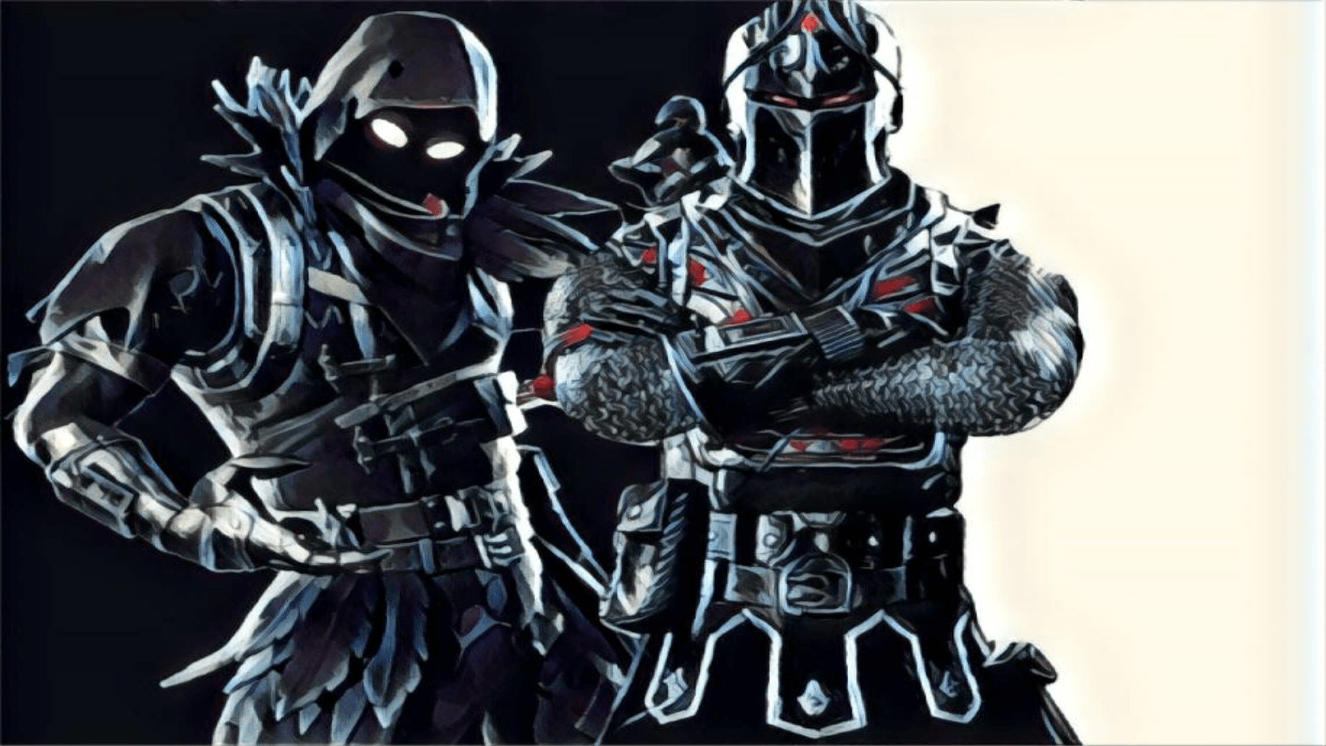 Raven and Black Knight Wallpaper