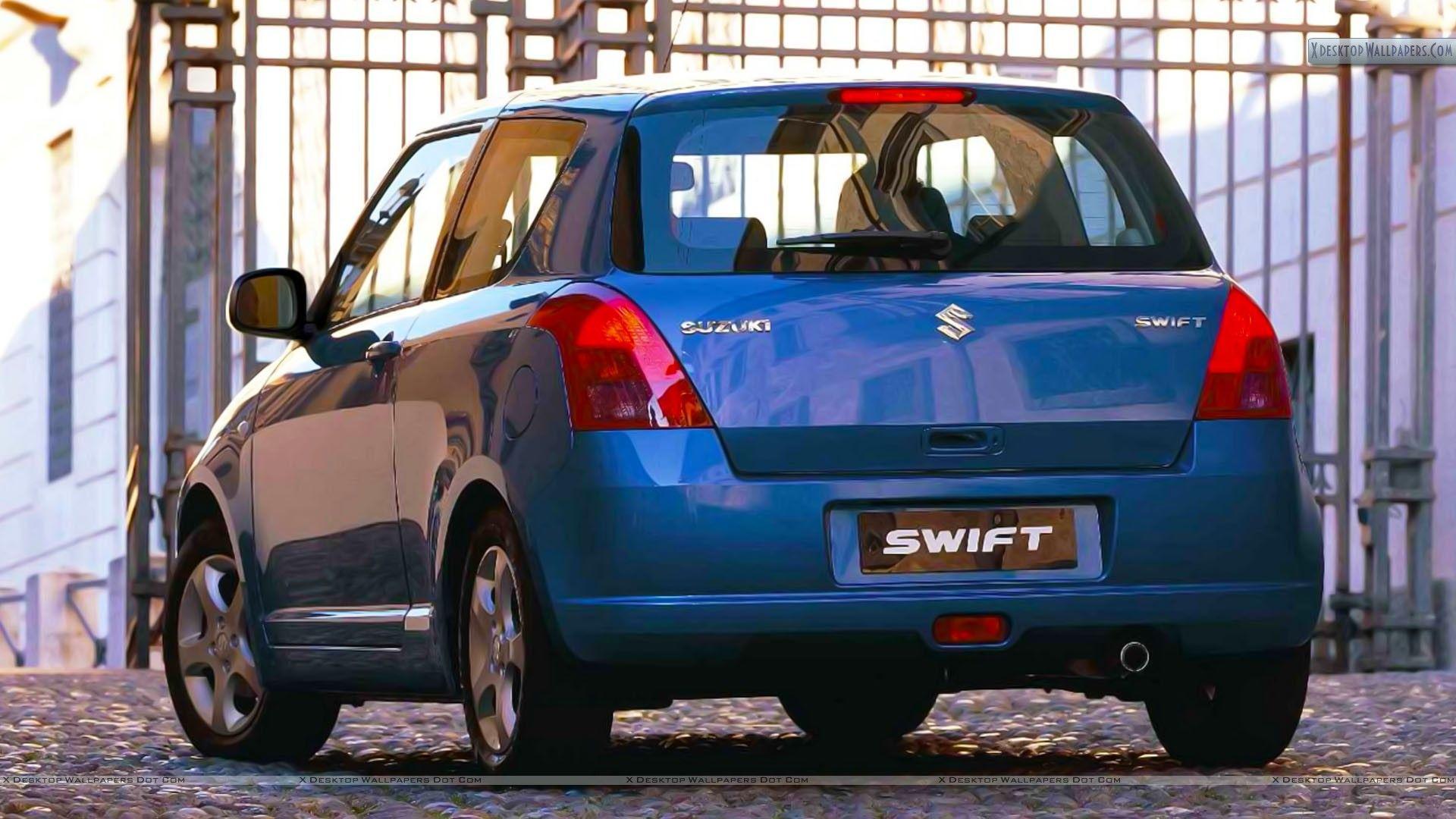 Suzuki Swift Sport Blue Car, Back Shoot Wallpaper