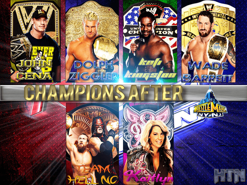 WWE Champions After WrestleMania 29 Wallpaper