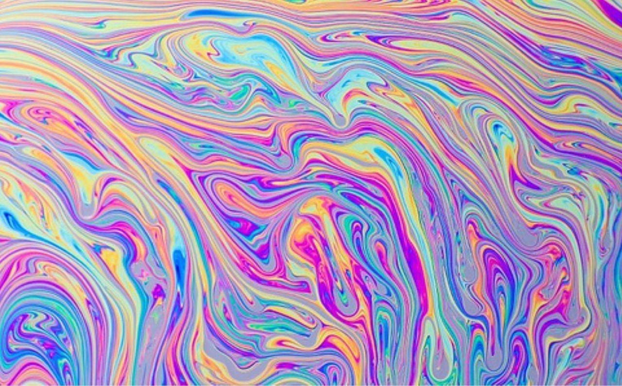 rainbow, rainbows, oils, chemicals, mixed, mixture, vivid, swirl, swirls, swirling, colors, color, colo. Psychedelic colors, Psychedelic paint, Tumblr background
