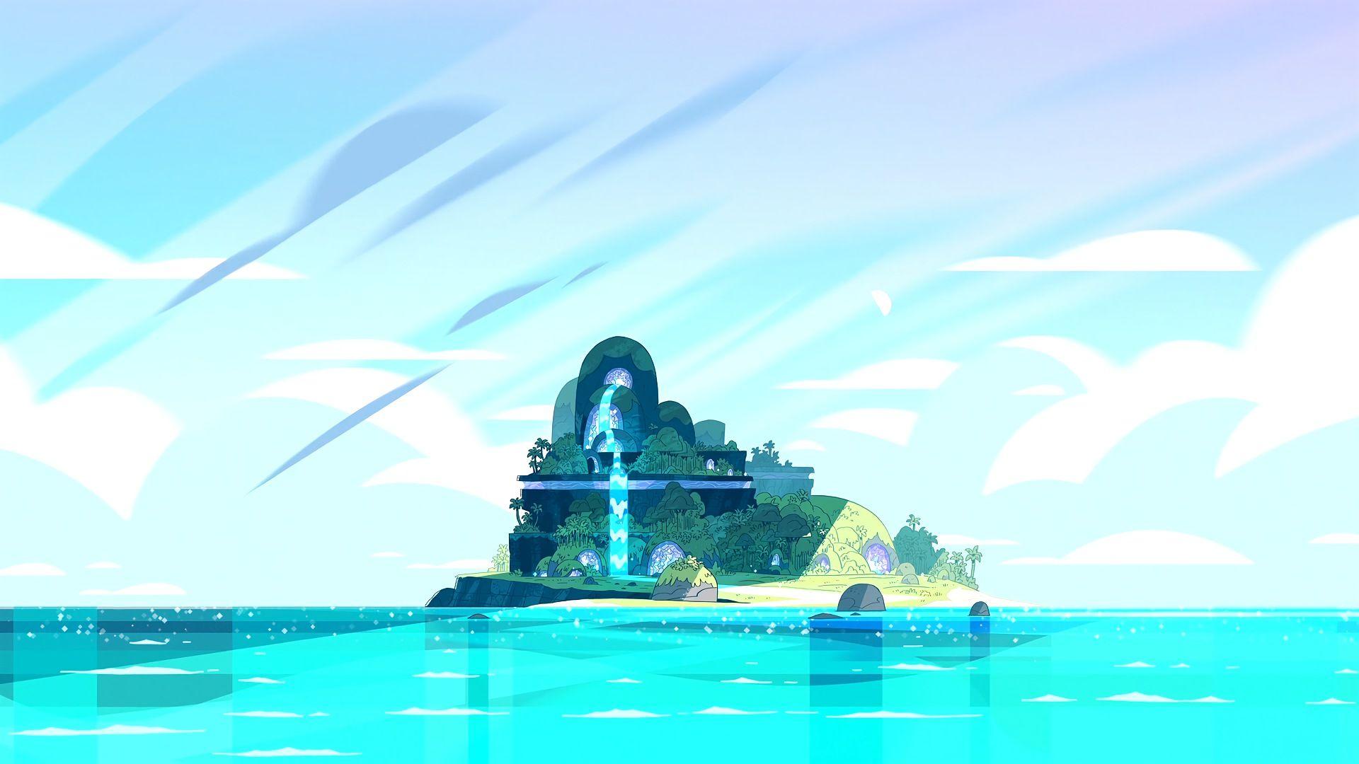 Steven Universe Island Animated TV S. Wallpaper