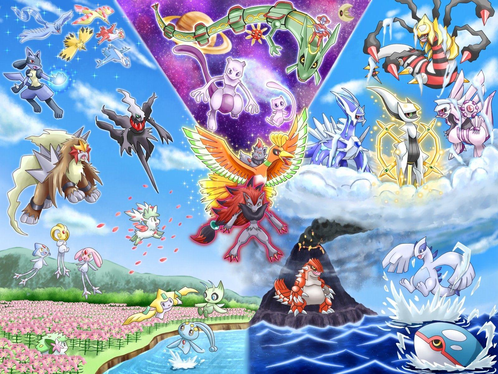 Download Ho-Oh Pokémon Go Poster Wallpaper
