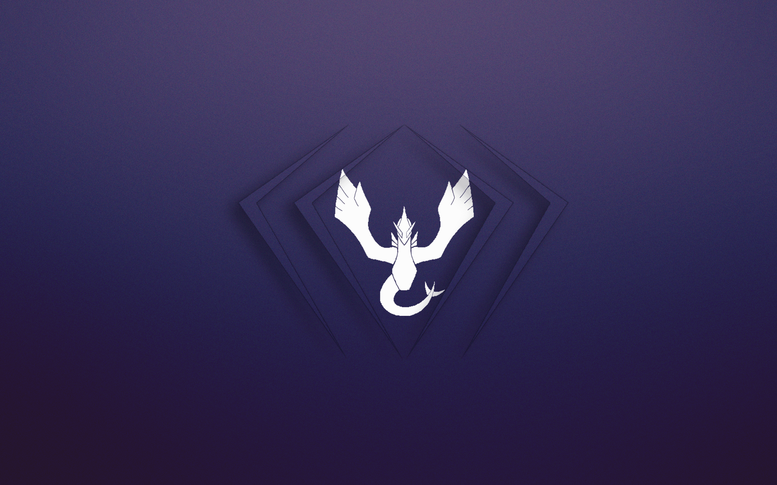 Wallpaper, illustration, minimalism, purple, logo, Pokemon Go, Team