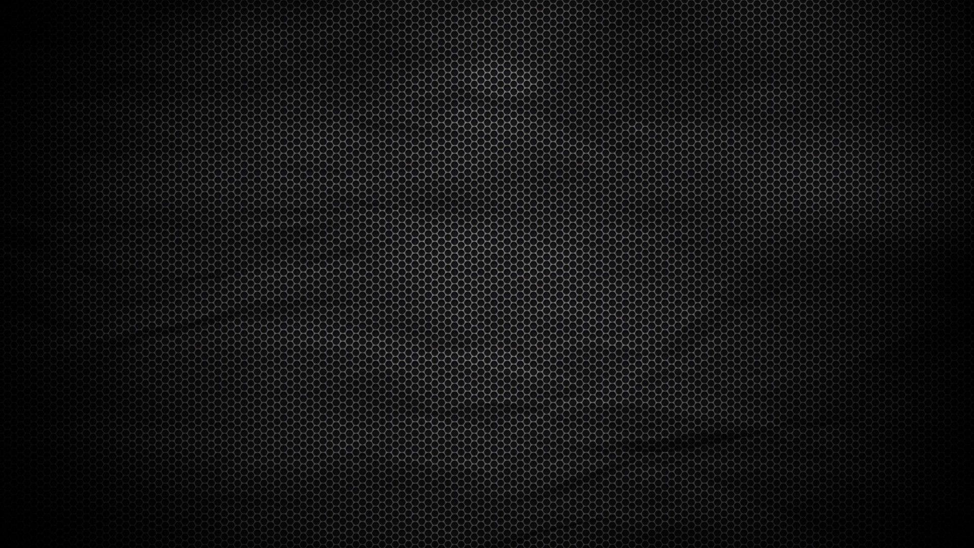 Black Metallic Honeycomb Pattern Night Effect Dark Background Hd