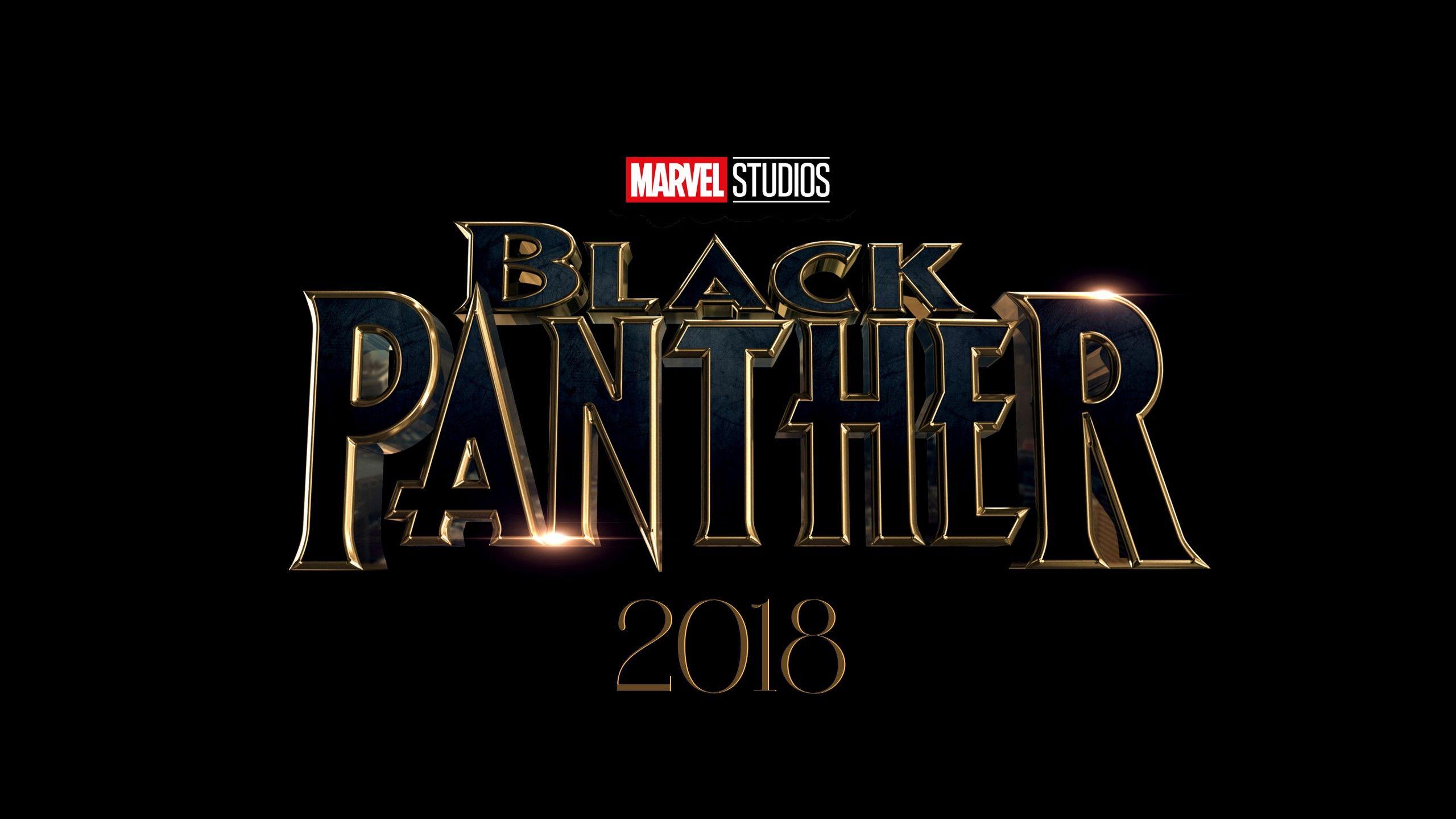 Black Panther Movie Logo Wallpaper Background 62054 2560x1440 px