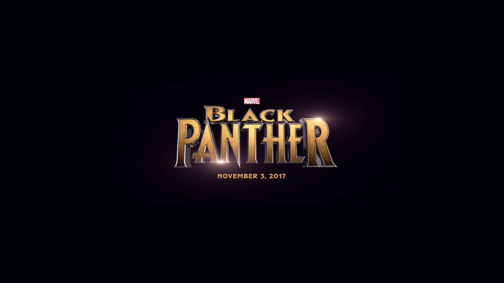 Black Panther 2017 Movie Logo Wallpaper free desktop background